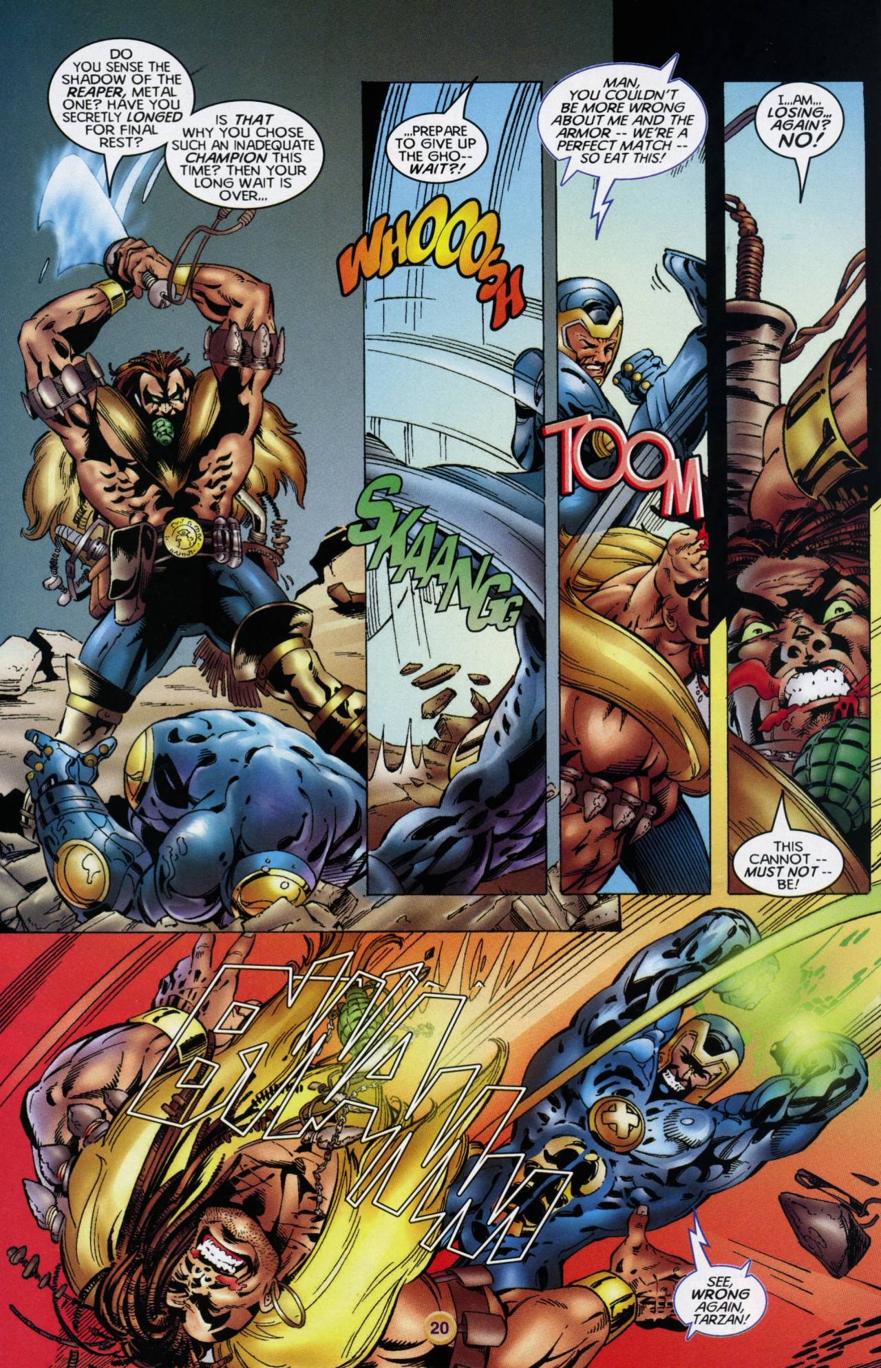 Read online X-O Manowar (1996) comic -  Issue #7 - 17