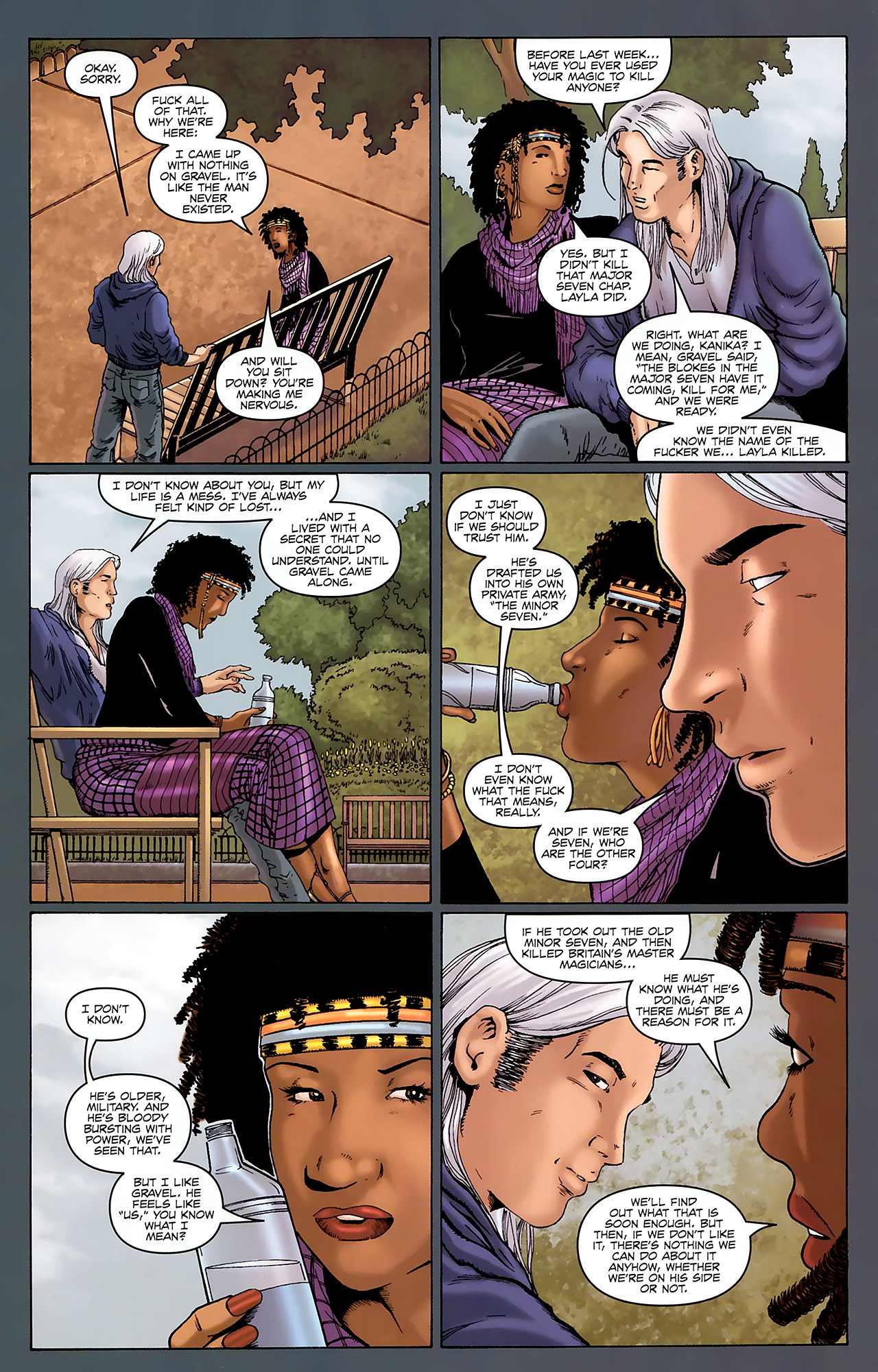 Read online Gravel comic -  Issue #15 - 7