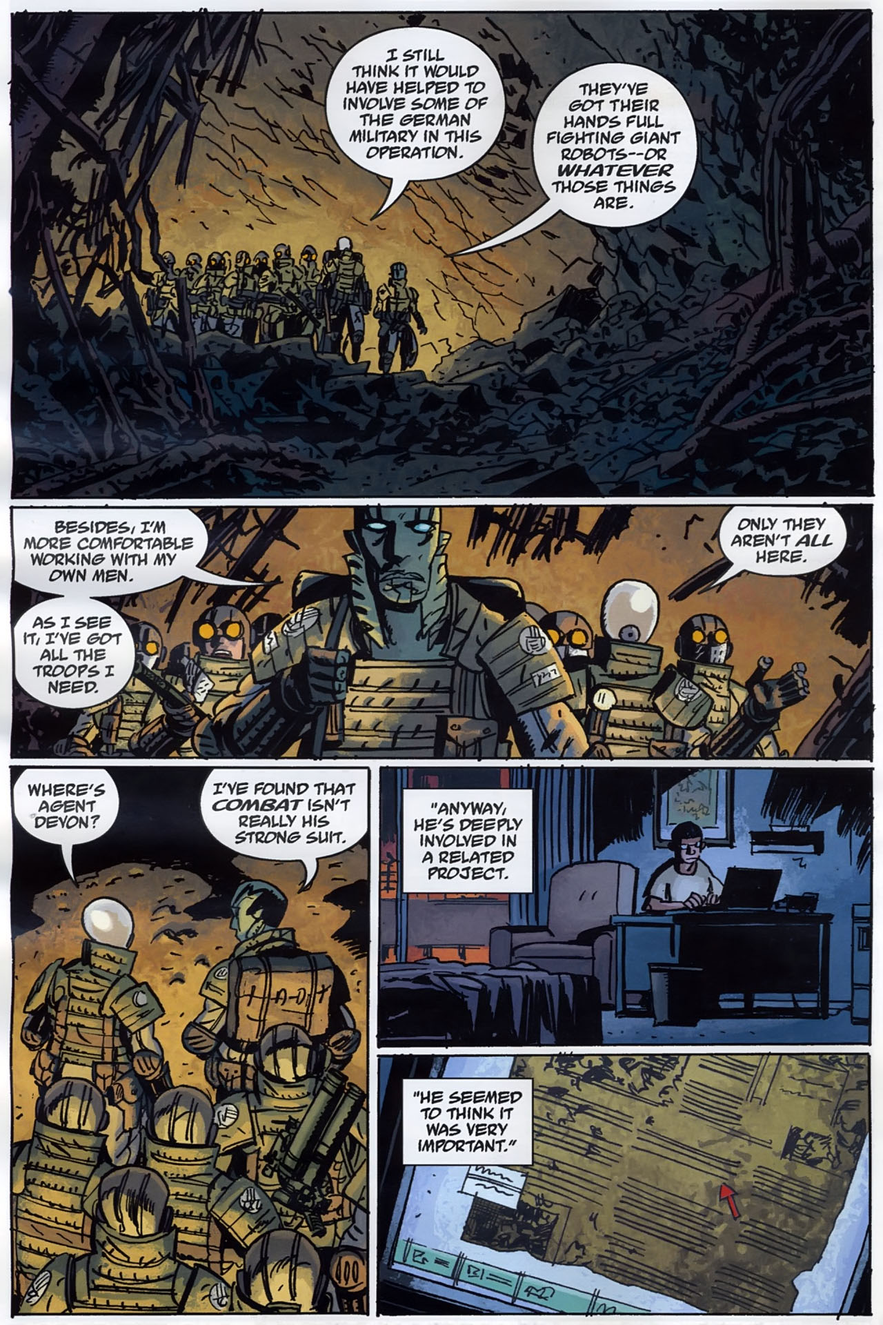 Read online B.P.R.D.: The Warning comic -  Issue #4 - 8