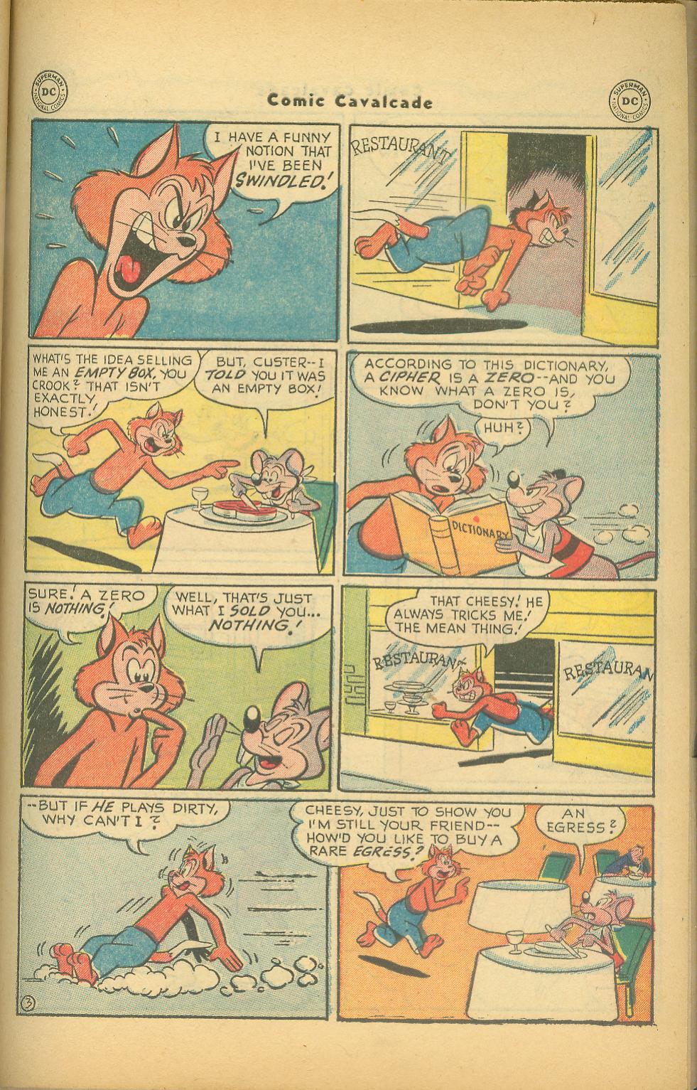 Read online Comic Cavalcade comic -  Issue #61 - 51