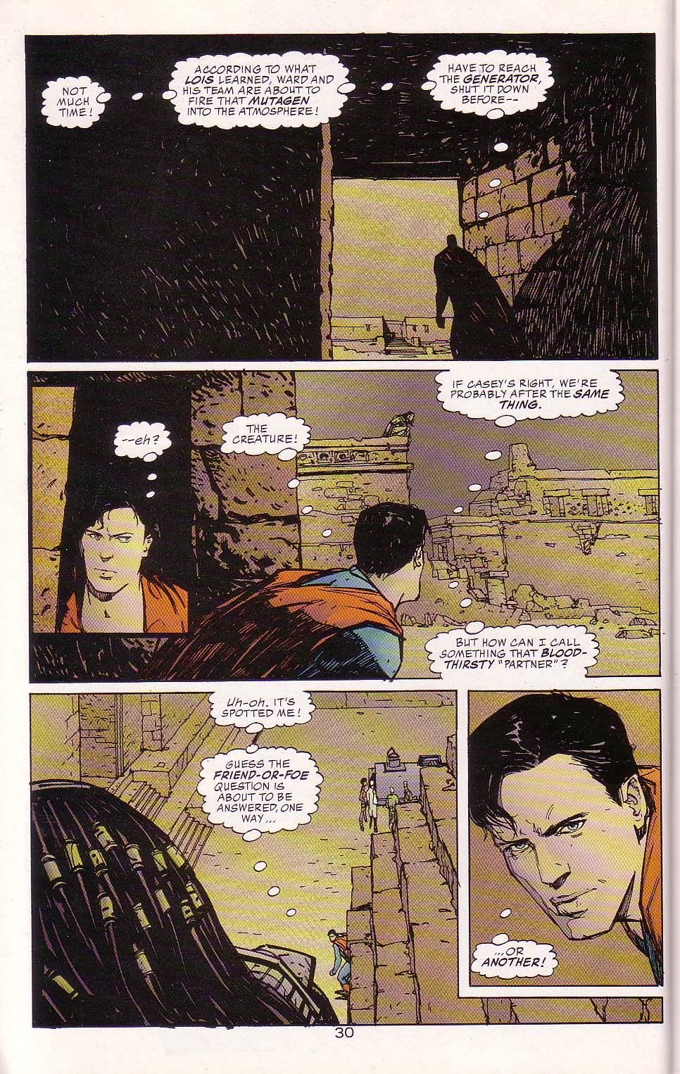 Read online Superman vs. Predator comic -  Issue #3 - 32