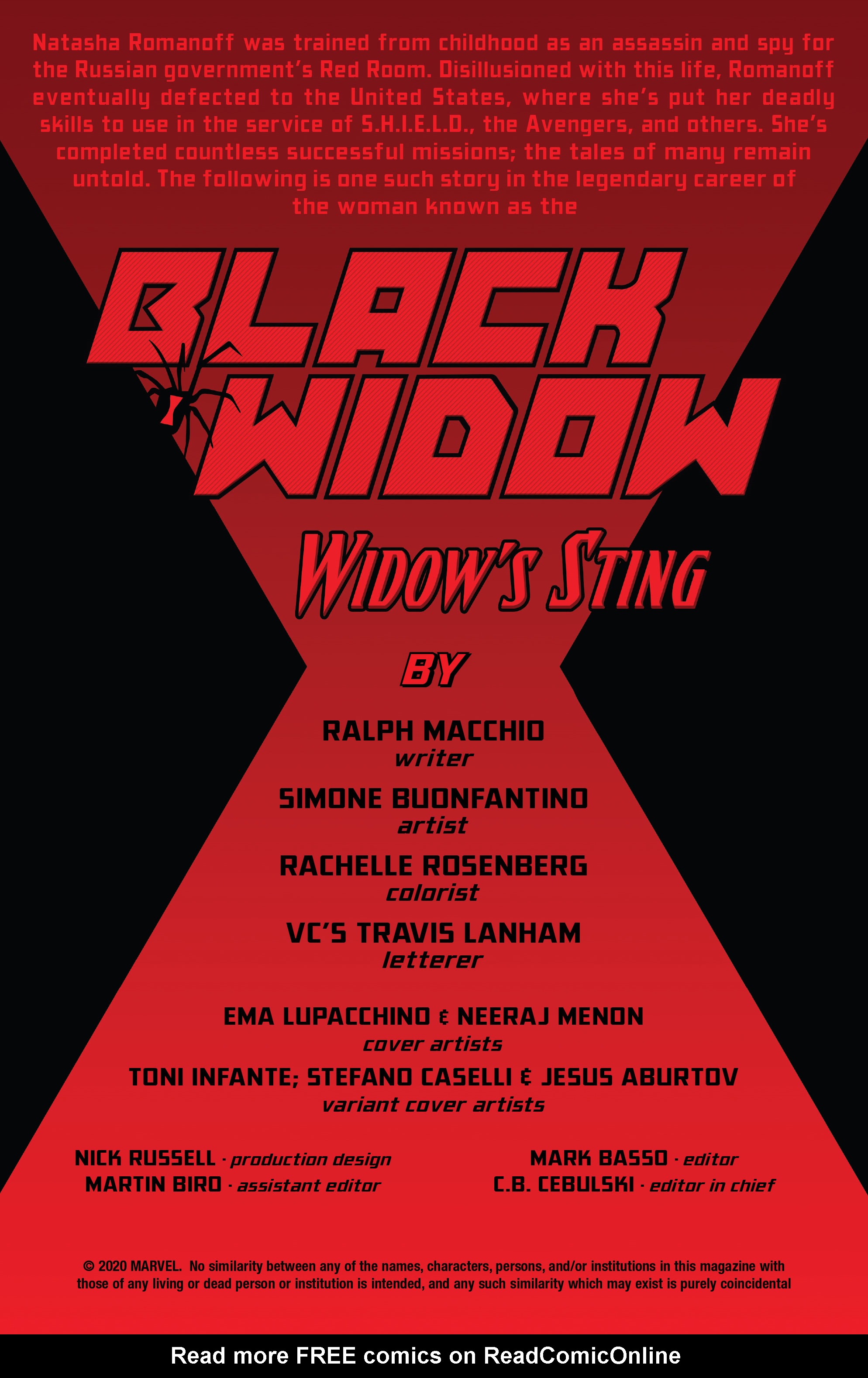 Read online Black Widow: Widow's Sting comic -  Issue #1 - 2