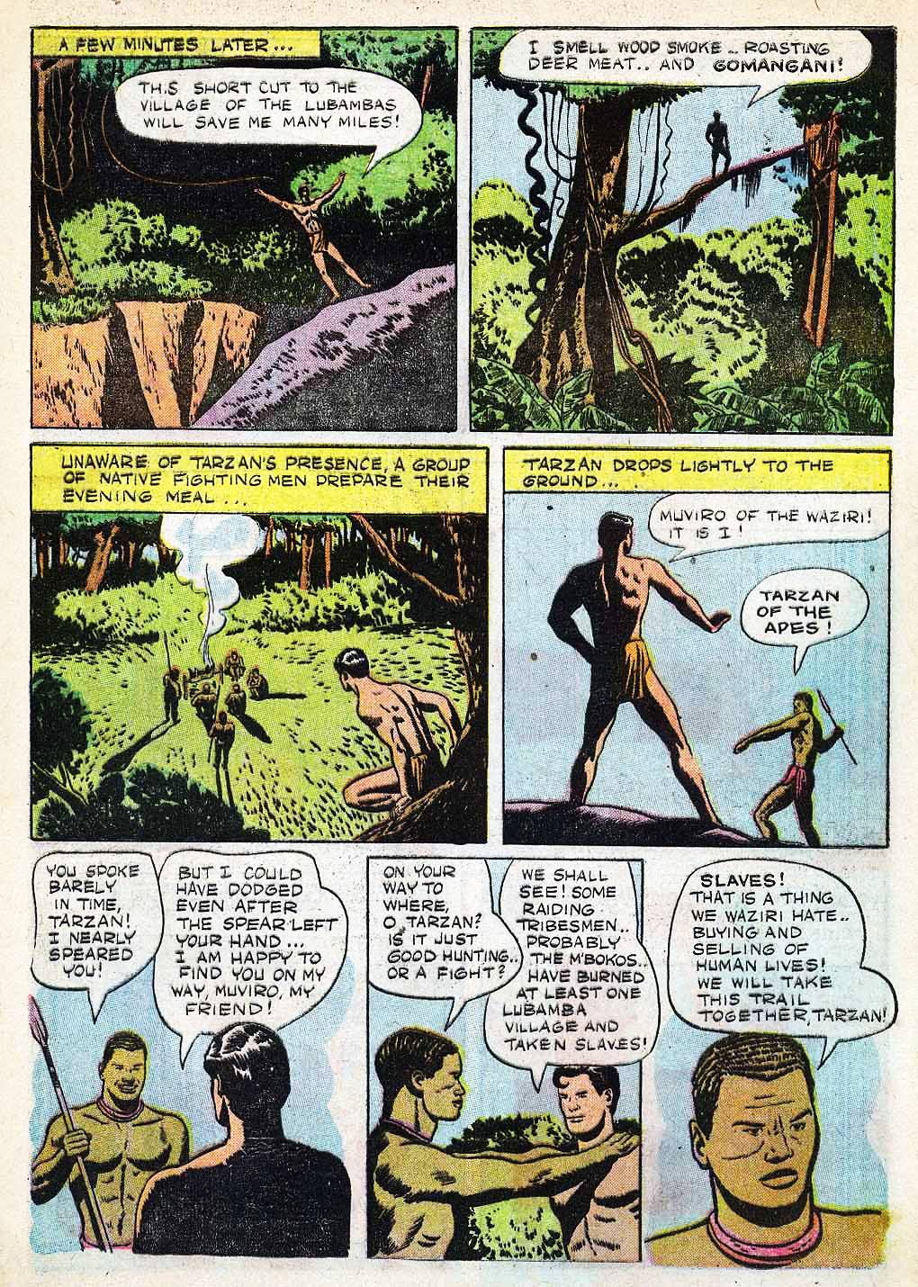 Read online Tarzan (1948) comic -  Issue #2 - 5