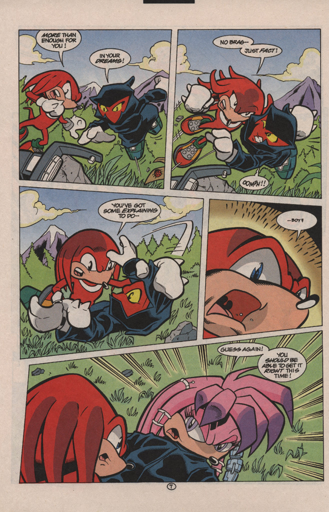 Read online Knuckles the Echidna comic -  Issue #4 - 12