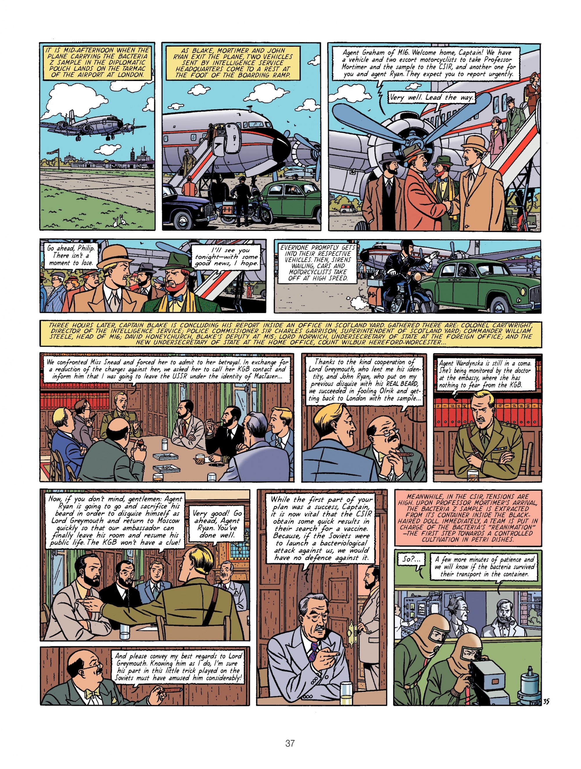 Read online Blake & Mortimer comic -  Issue #8 - 37