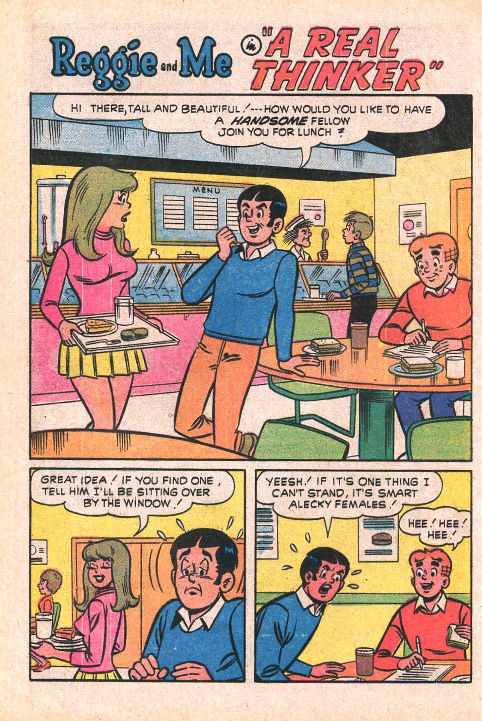 Read online Reggie and Me (1966) comic -  Issue #69 - 20