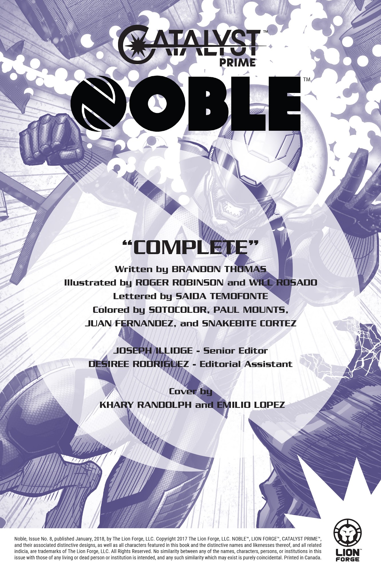 Read online Noble comic -  Issue #8 - 2