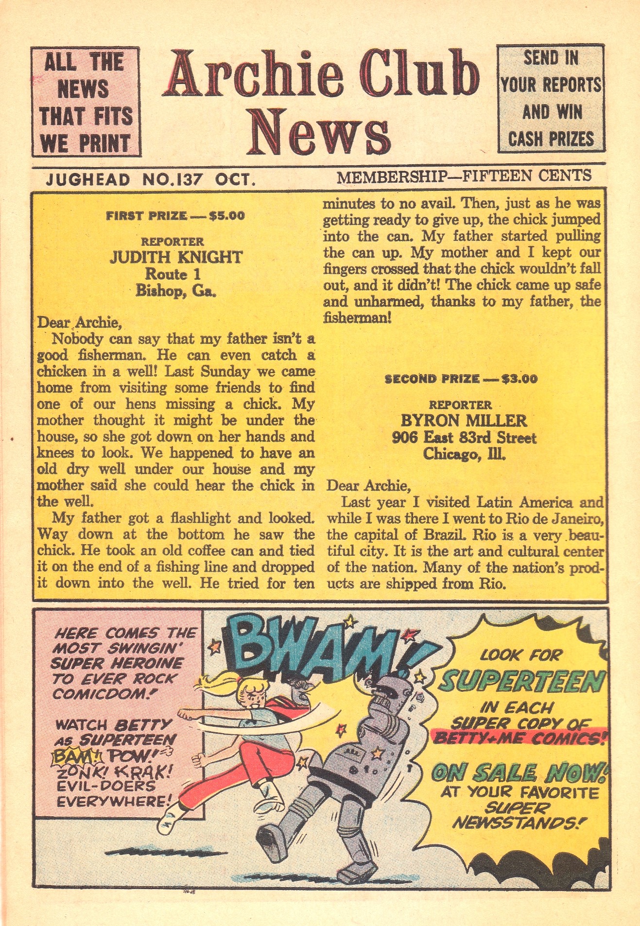 Read online Jughead (1965) comic -  Issue #137 - 10