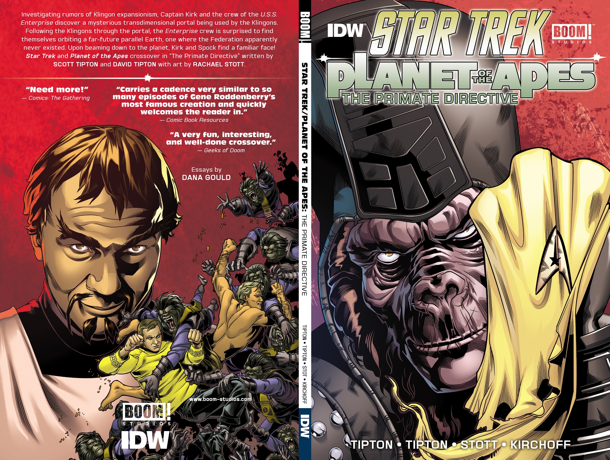 Read online Star Trek/Planet of the Apes: The Primate Directive comic -  Issue # _TPB - 1