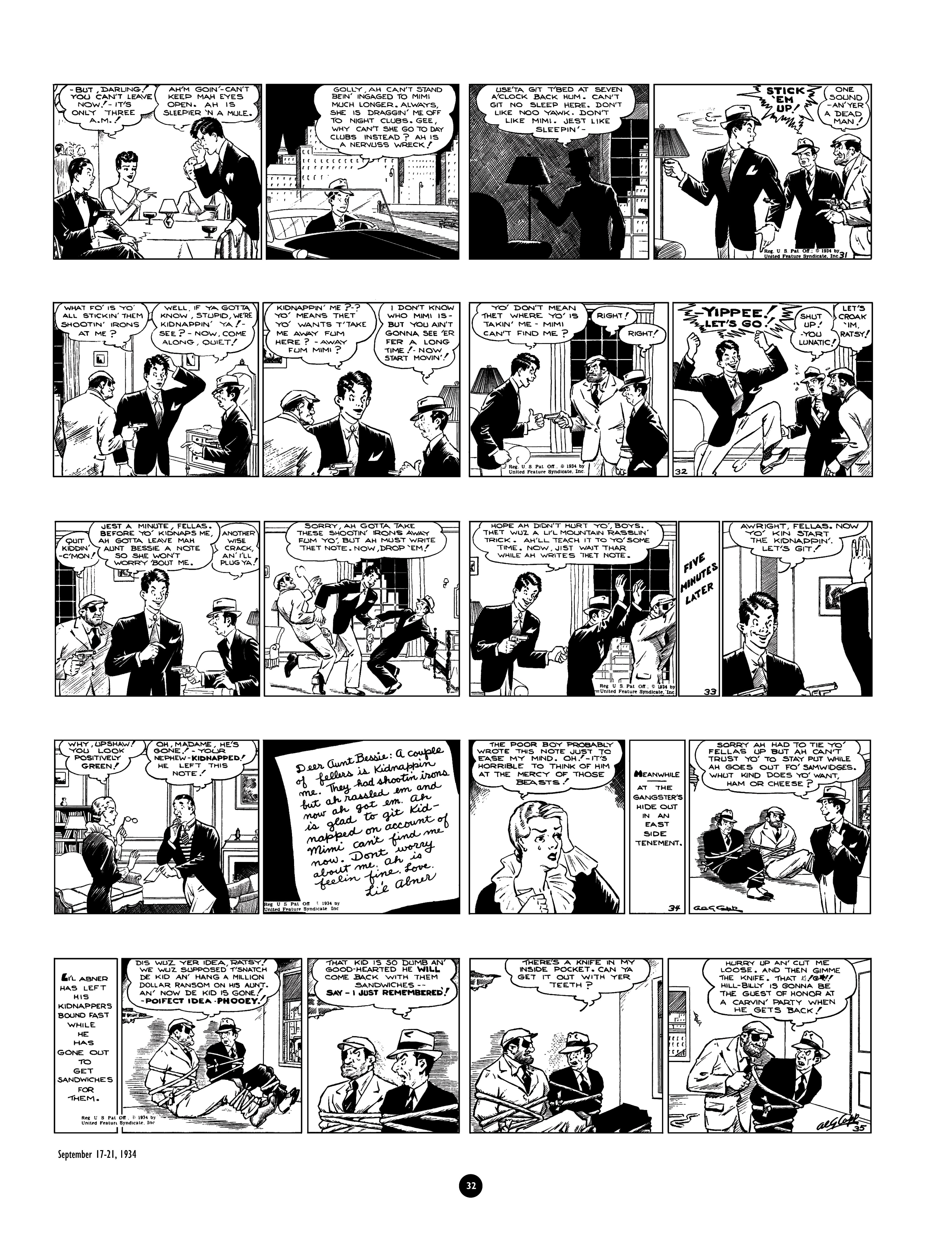 Read online Al Capp's Li'l Abner Complete Daily & Color Sunday Comics comic -  Issue # TPB 1 (Part 1) - 33