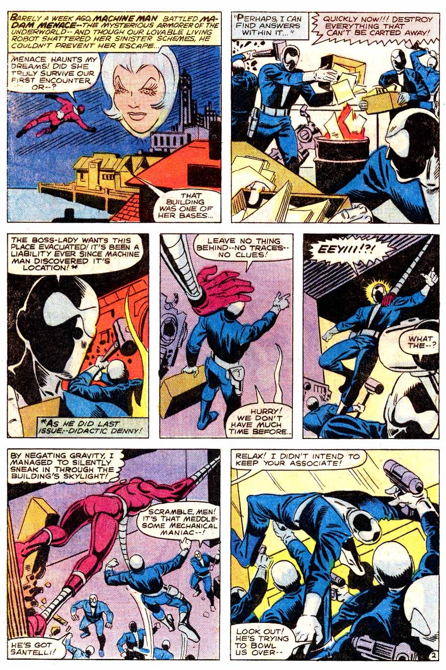 Read online Machine Man (1978) comic -  Issue #18 - 3