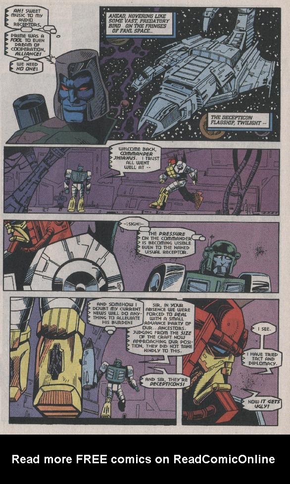 Read online Transformers: Generation 2 comic -  Issue #7 - 10