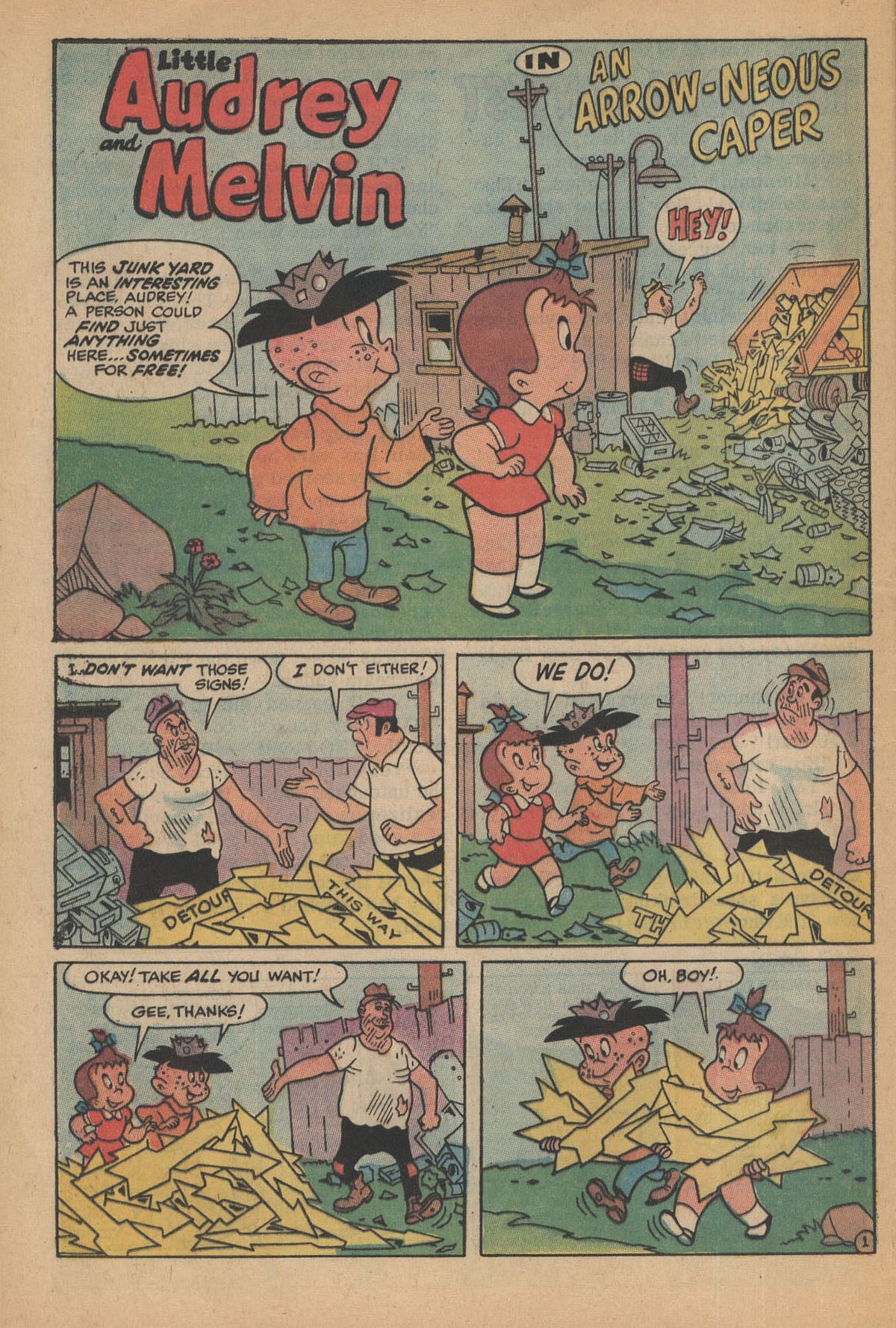Read online Little Audrey And Melvin comic -  Issue #43 - 28