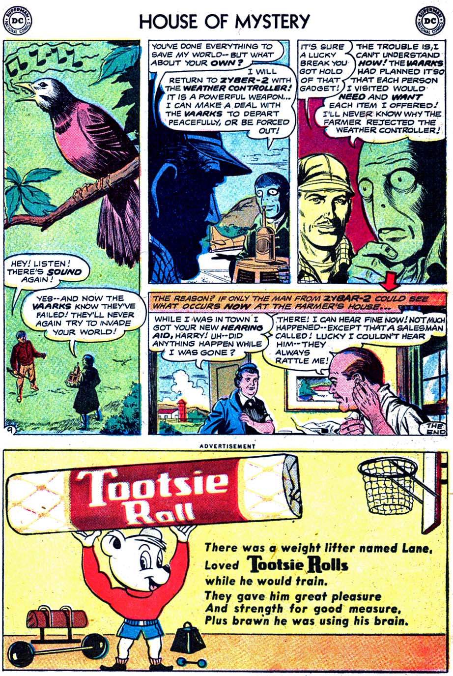 Read online House of Mystery (1951) comic -  Issue #85 - 11