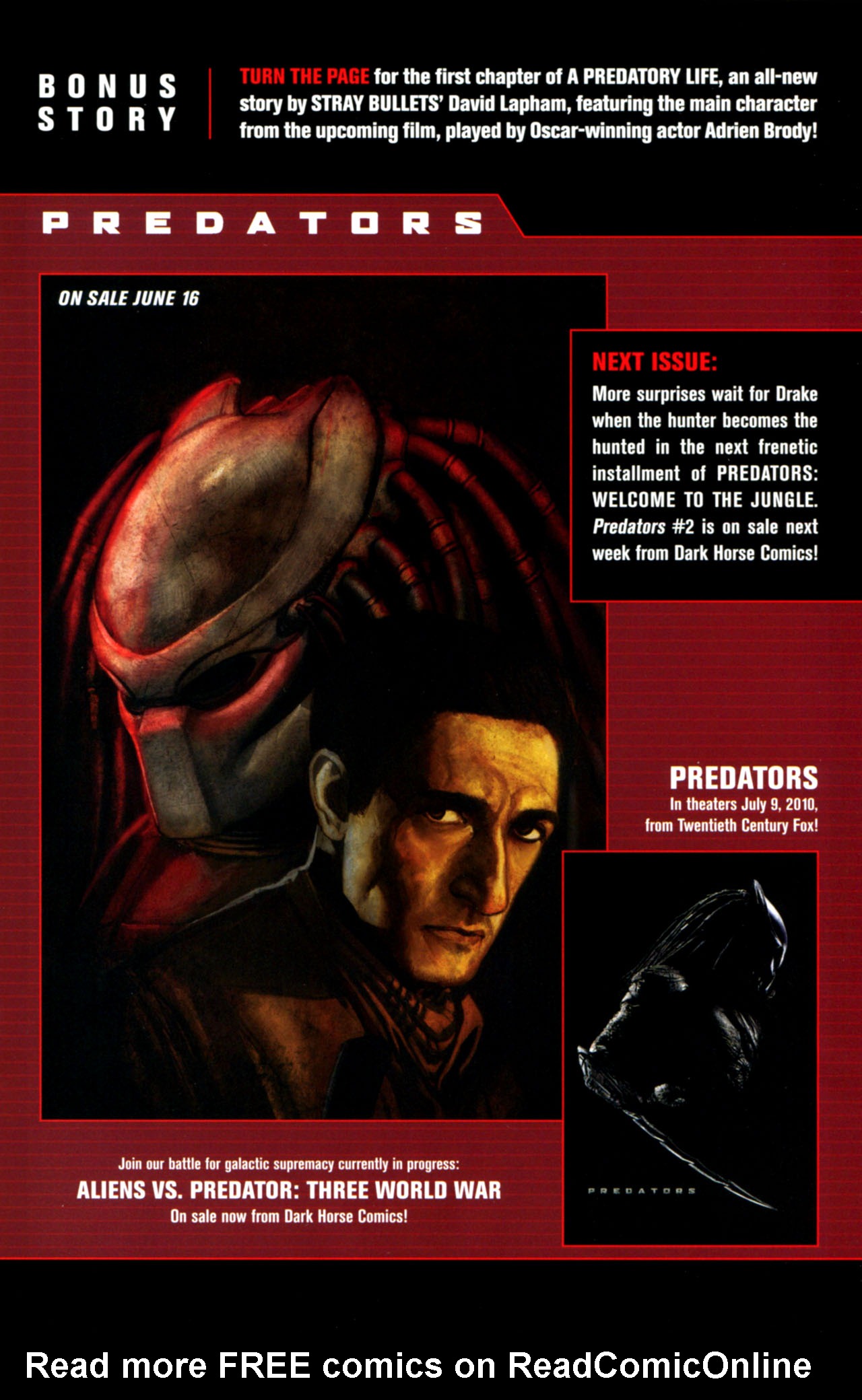 Read online Predators (2010) comic -  Issue #1 - 17