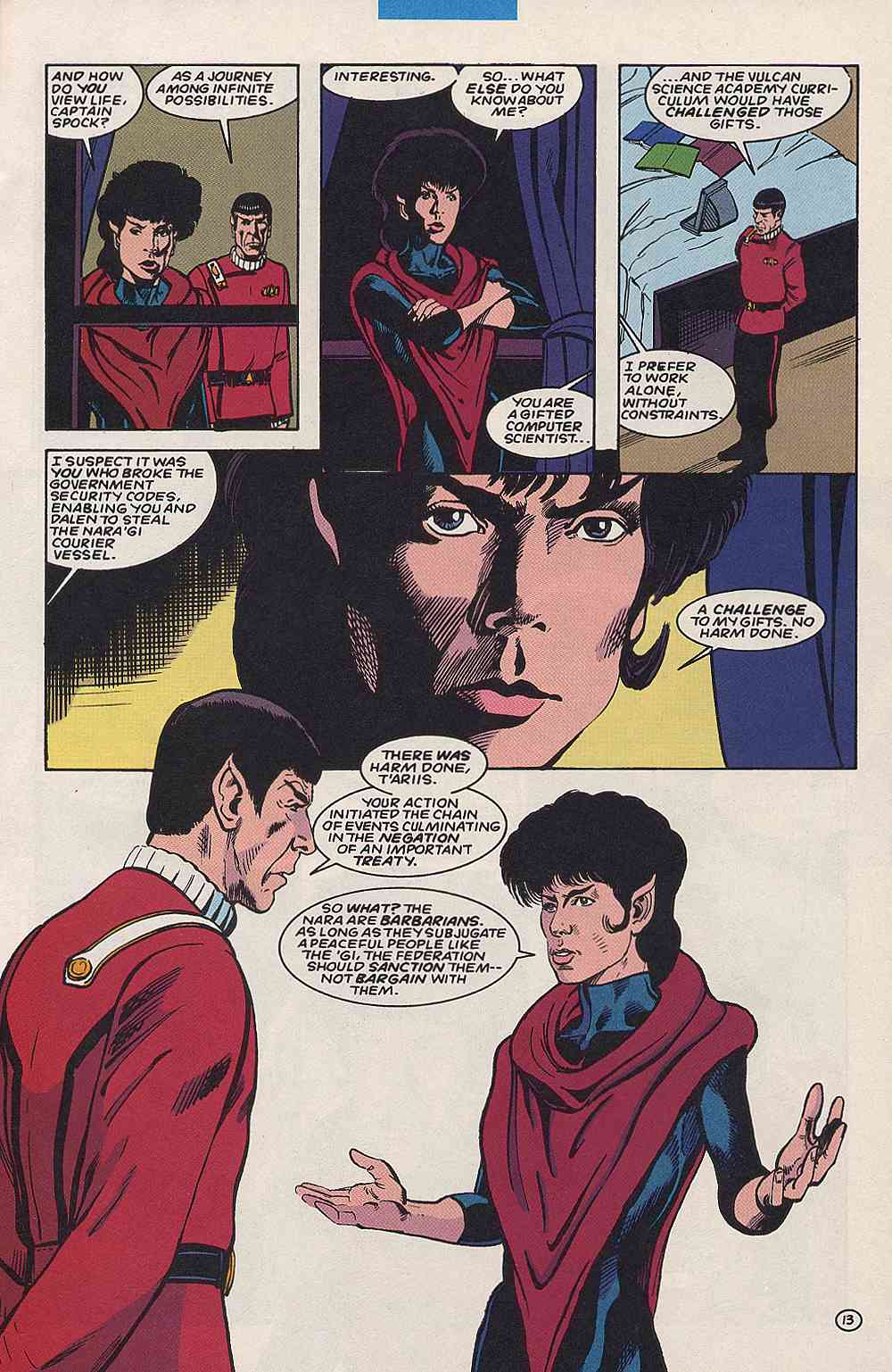 Read online Star Trek (1989) comic -  Issue #67 - 17