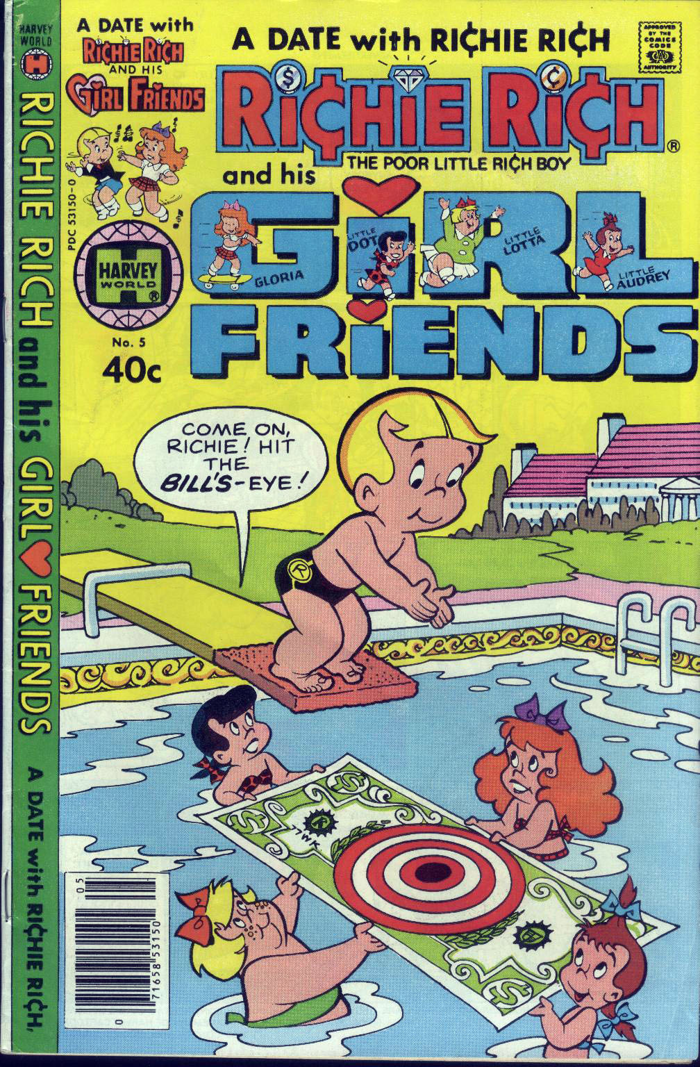 Read online Richie Rich & His Girl Friends comic -  Issue #5 - 1