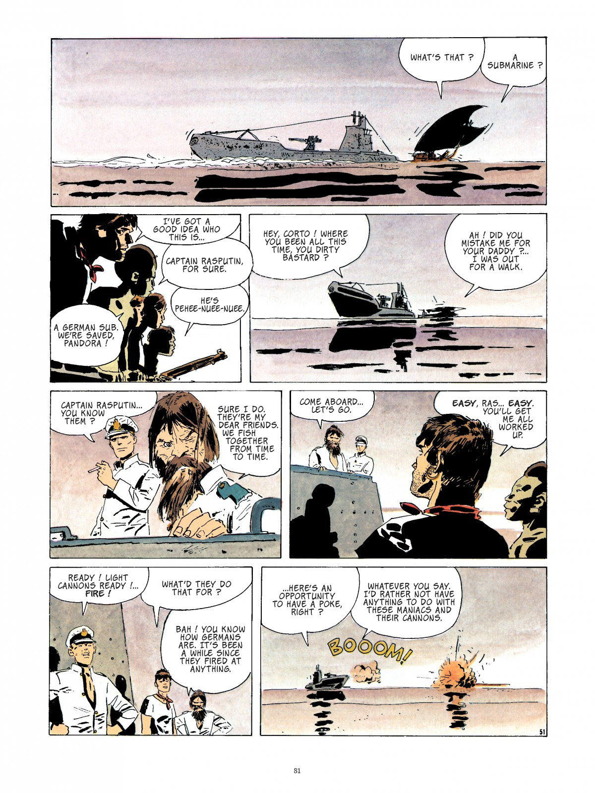 Read online Corto Maltese comic -  Issue # TPB 2 (Part 1) - 71