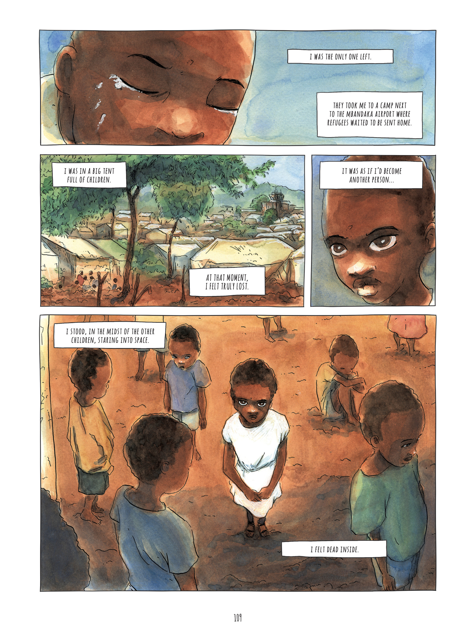 Read online Alice on the Run: One Child's Journey Through the Rwandan Civil War comic -  Issue # TPB - 108