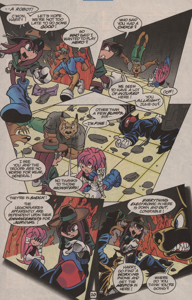 Read online Knuckles the Echidna comic -  Issue #24 - 26
