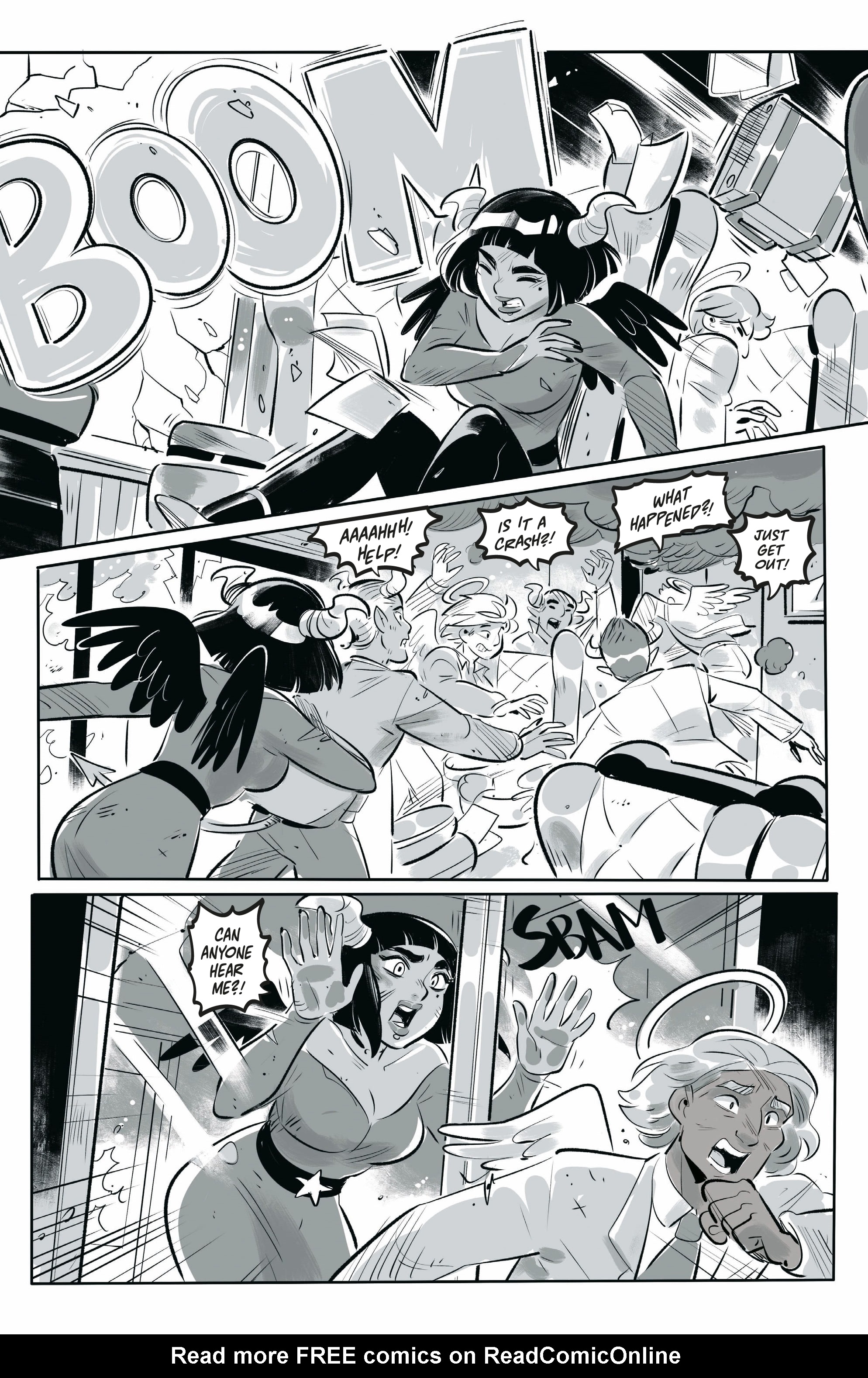 Read online Mirka Andolfo's Sweet Paprika: Black White & Pink (One-Shot) comic -  Issue # Full - 12