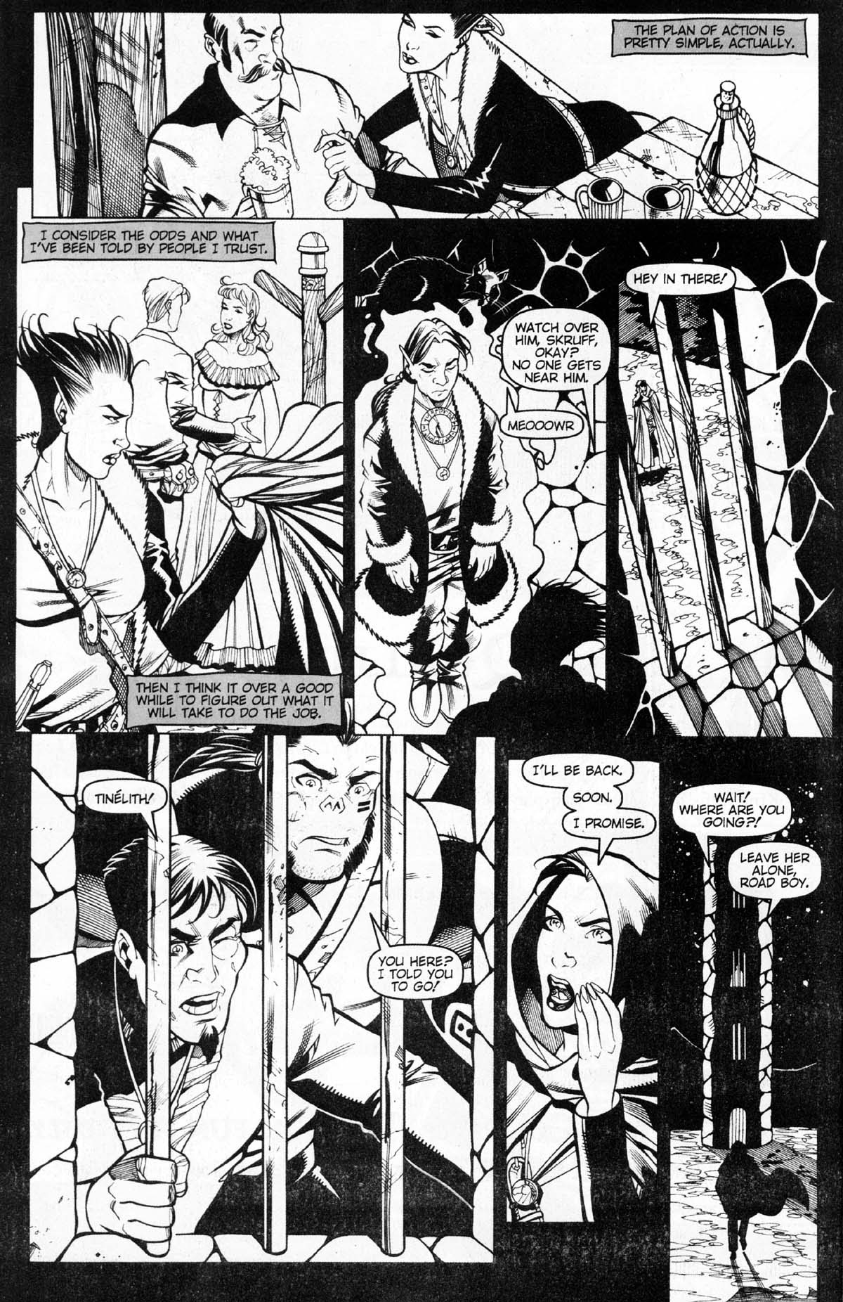 Read online Dungeons & Dragons: Black & White comic -  Issue #5 - 18