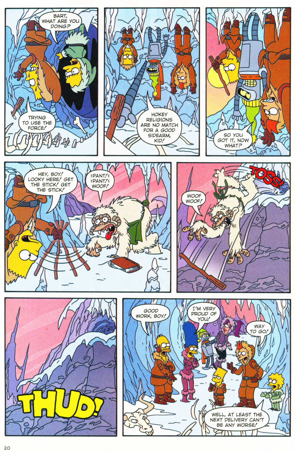 Read online The Simpsons/Futurama Crossover Crisis II comic -  Issue #1 - 21