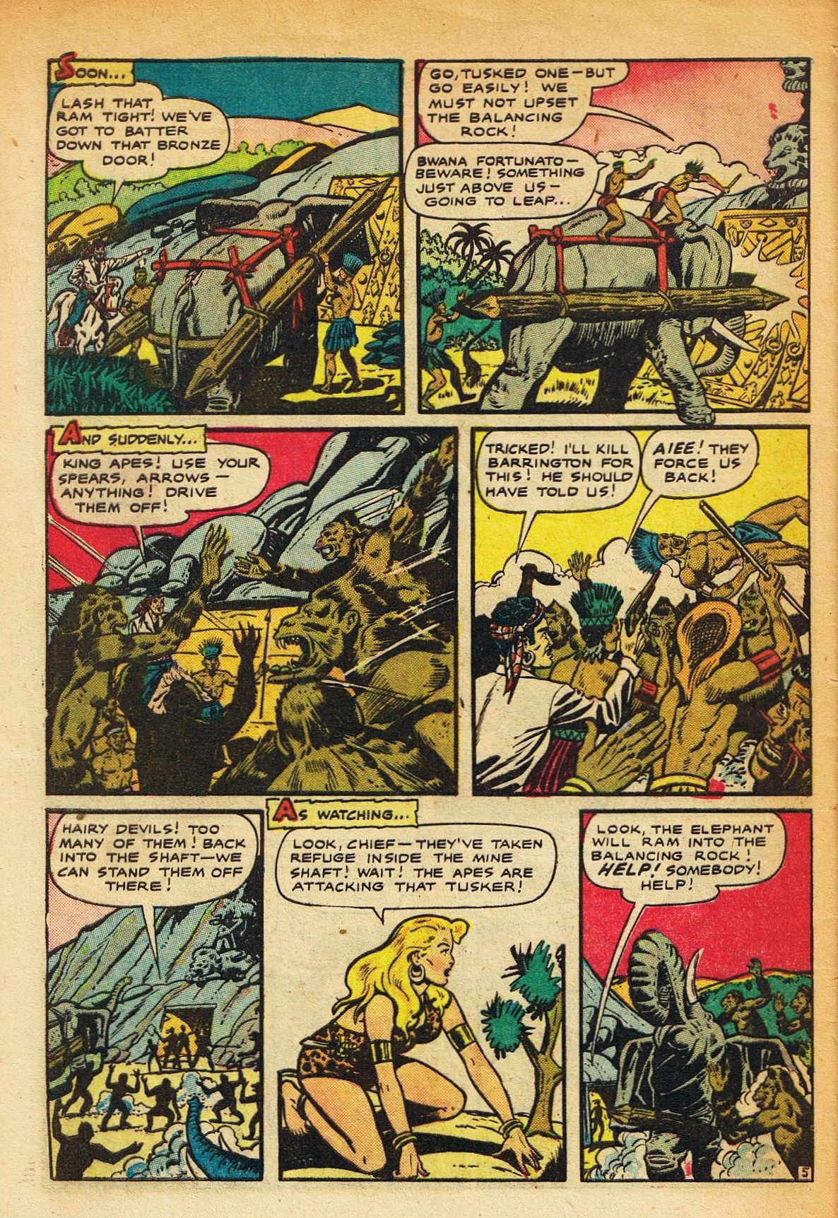 Read online Sheena, Queen of the Jungle (1942) comic -  Issue #11 - 32