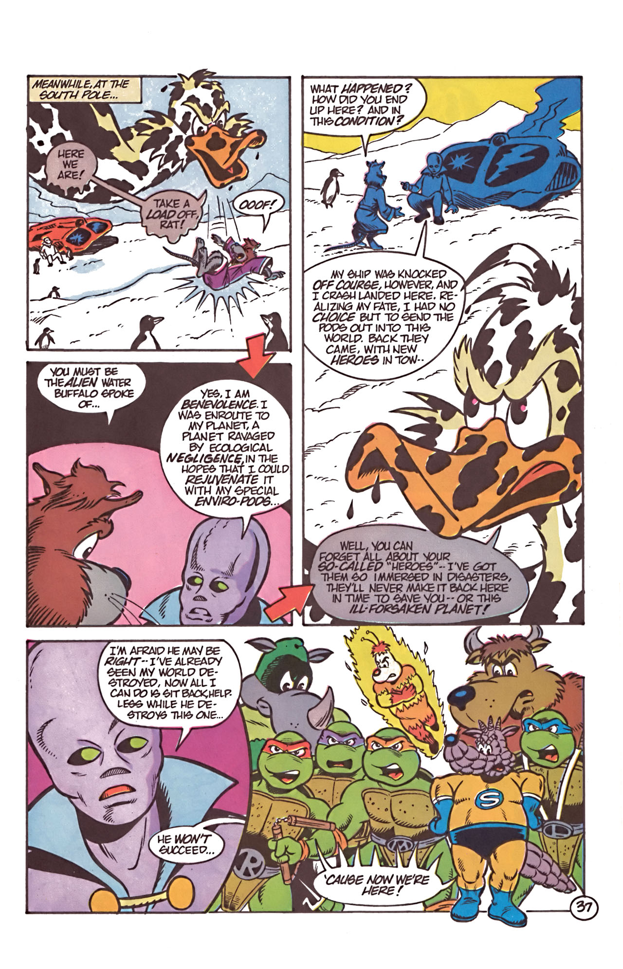 Read online Teenage Mutant Ninja Turtles Meet The Conservation Corps comic -  Issue # Full - 43