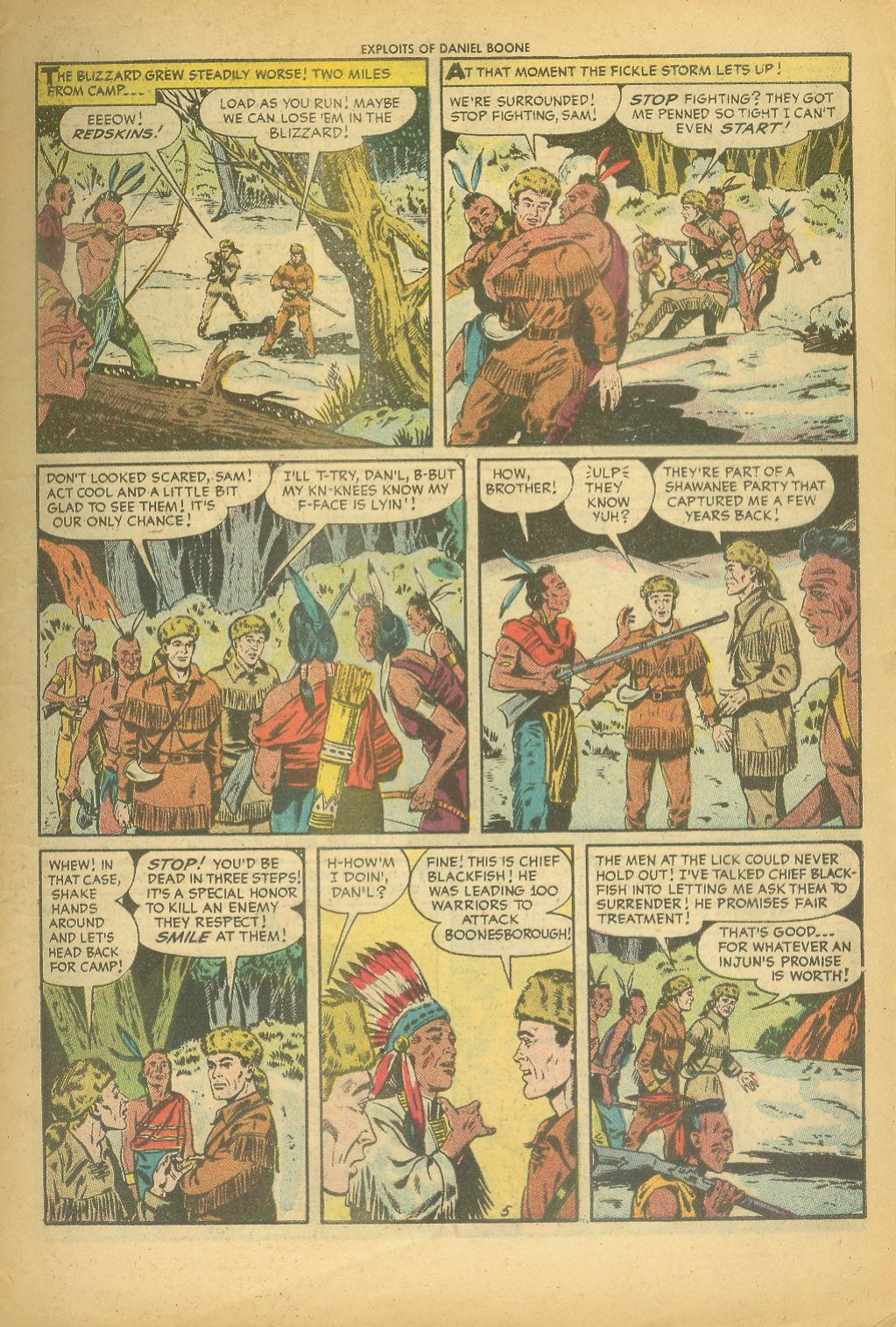 Read online Exploits of Daniel Boone comic -  Issue #1 - 7