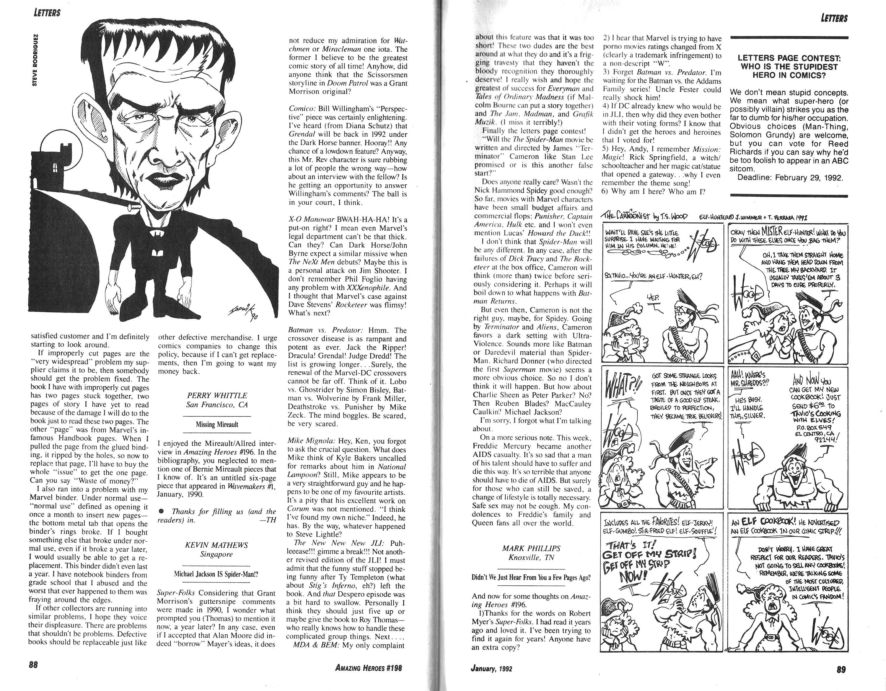 Read online Amazing Heroes comic -  Issue #198 - 45