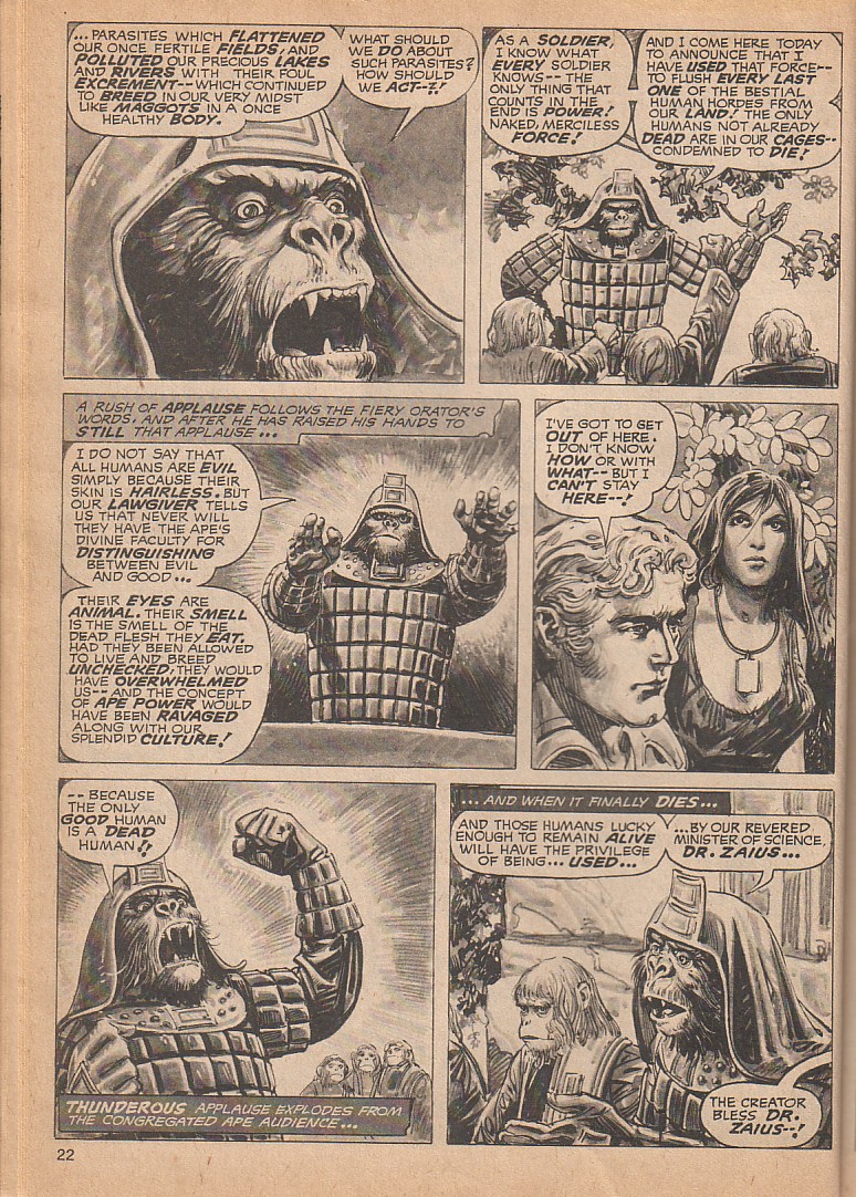 Read online Planet of the Apes comic -  Issue #7 - 22