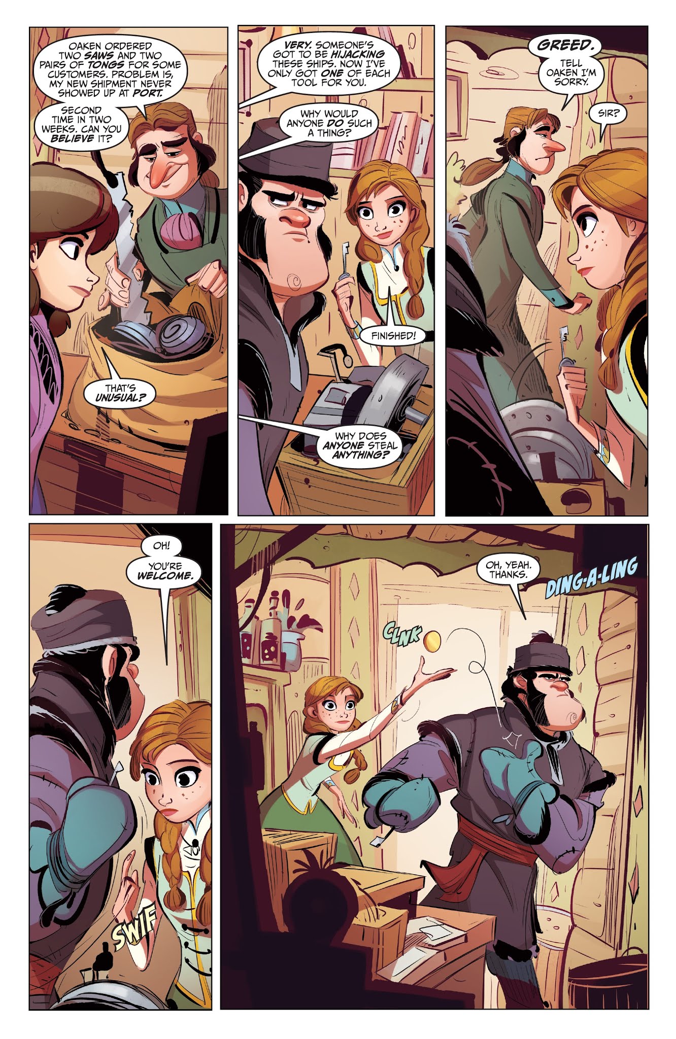 Read online Disney Frozen: Breaking Boundaries comic -  Issue #2 - 15