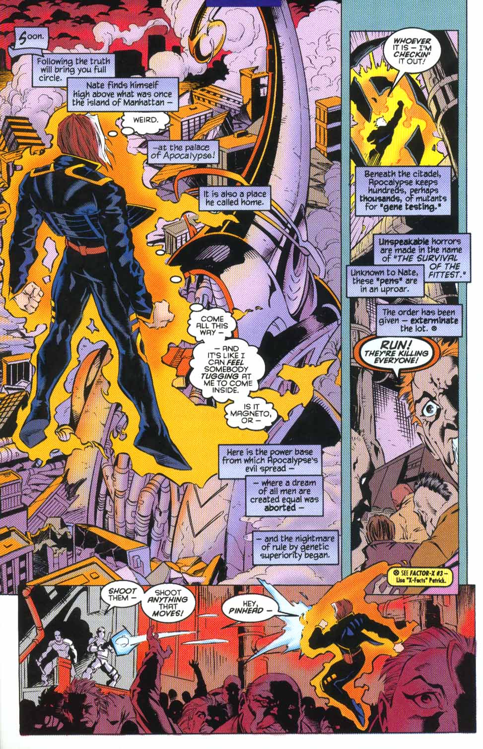 Read online X-Man comic -  Issue #4 - 19
