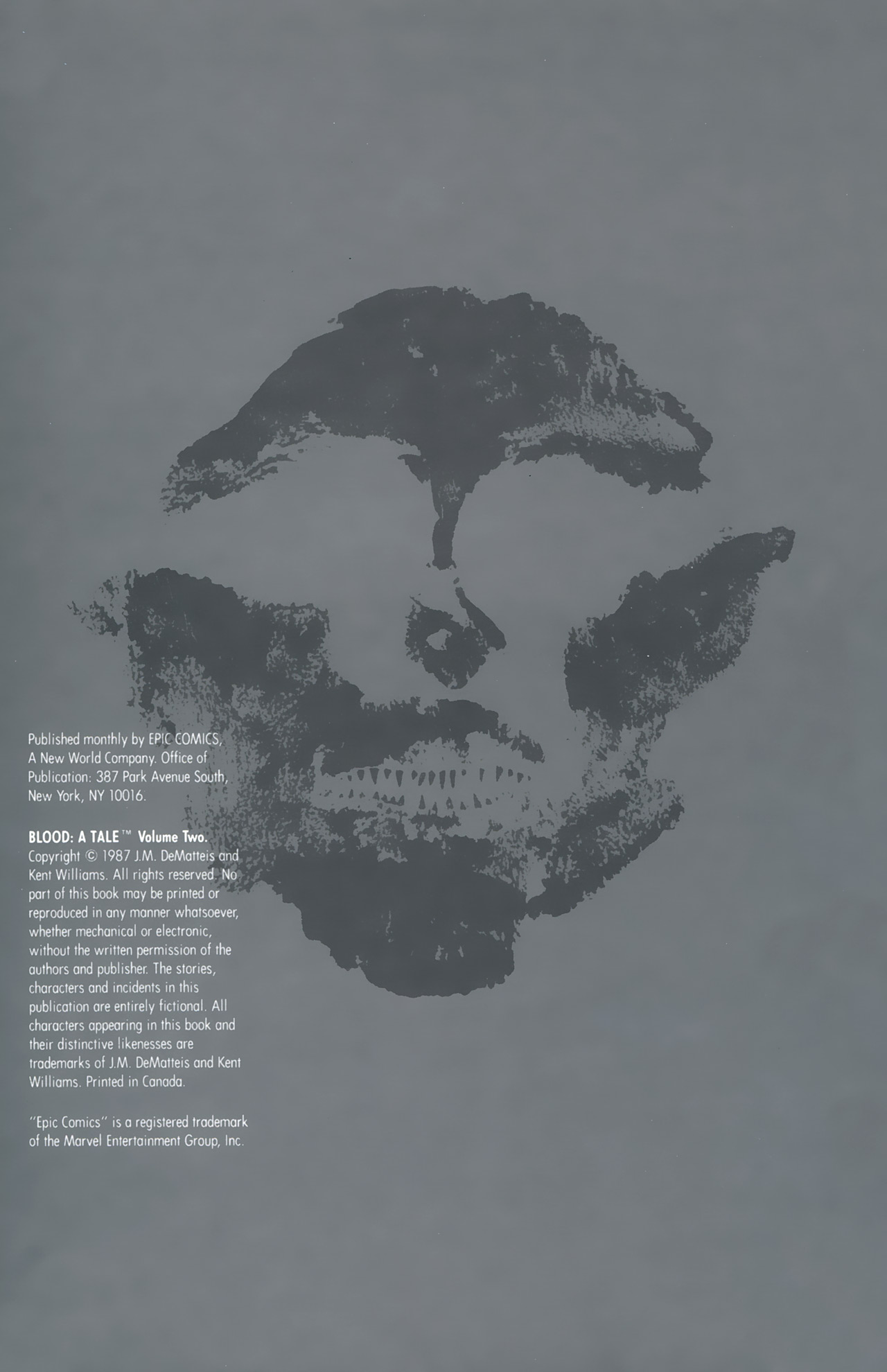 Read online Blood: A Tale comic -  Issue #2 - 2