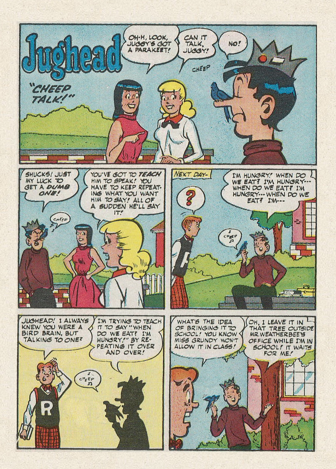 Read online Jughead Jones Comics Digest comic -  Issue #59 - 110