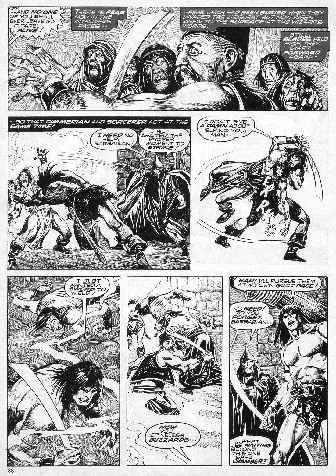 Read online The Savage Sword Of Conan comic -  Issue #7 - 38