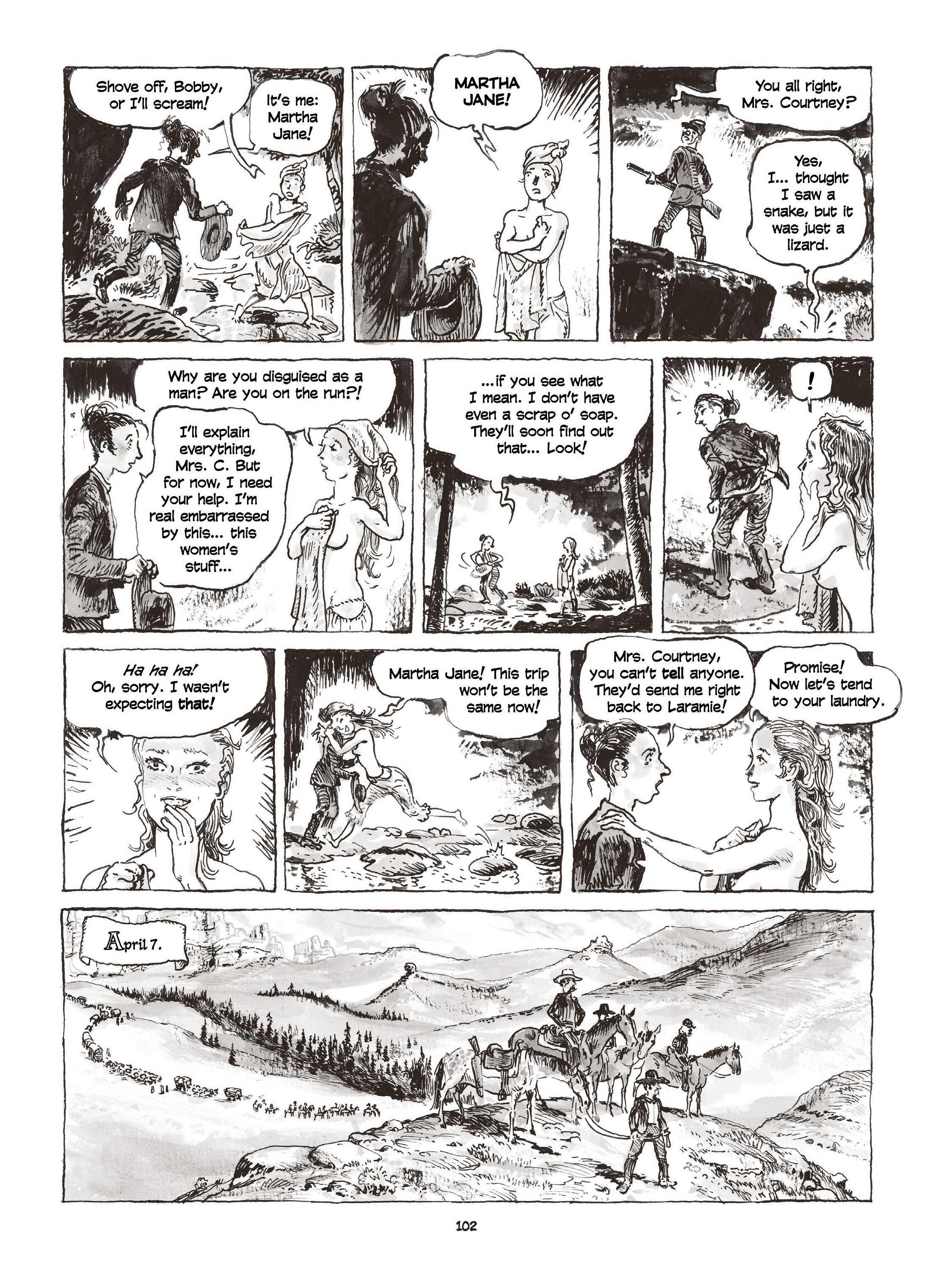 Read online Calamity Jane: The Calamitous Life of Martha Jane Cannary comic -  Issue # TPB (Part 2) - 3