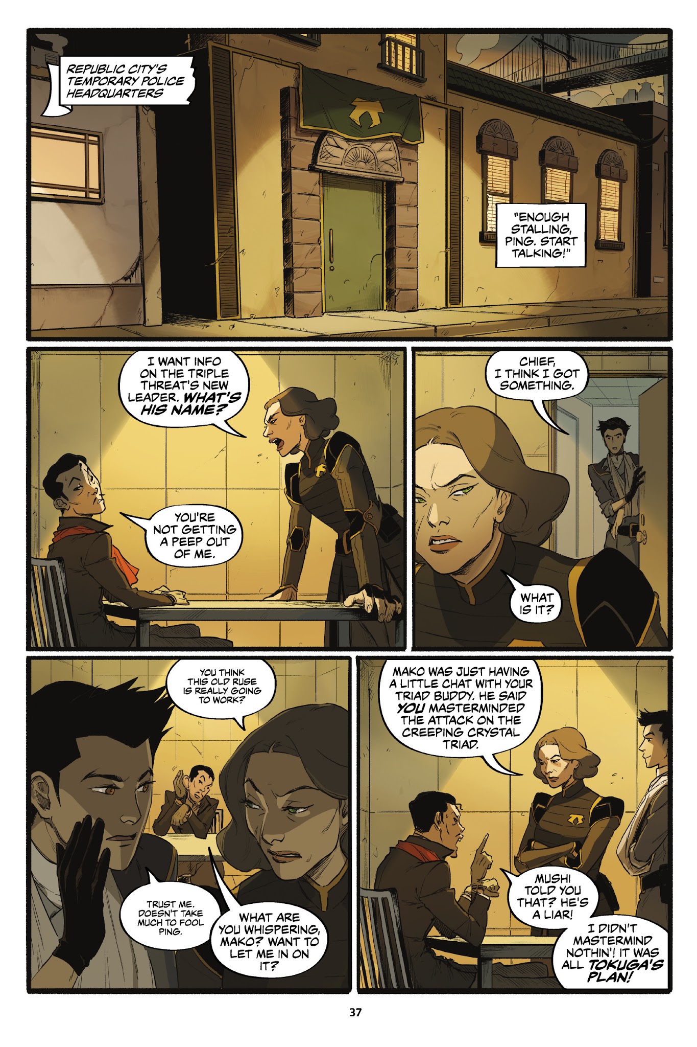 Read online Nickelodeon The Legend of Korra – Turf Wars comic -  Issue #1 - 38