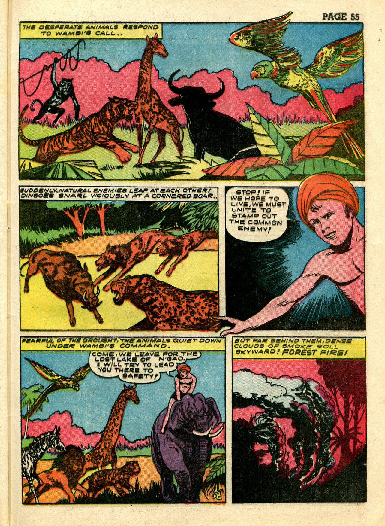 Read online Wambi Jungle Boy comic -  Issue #3 - 57