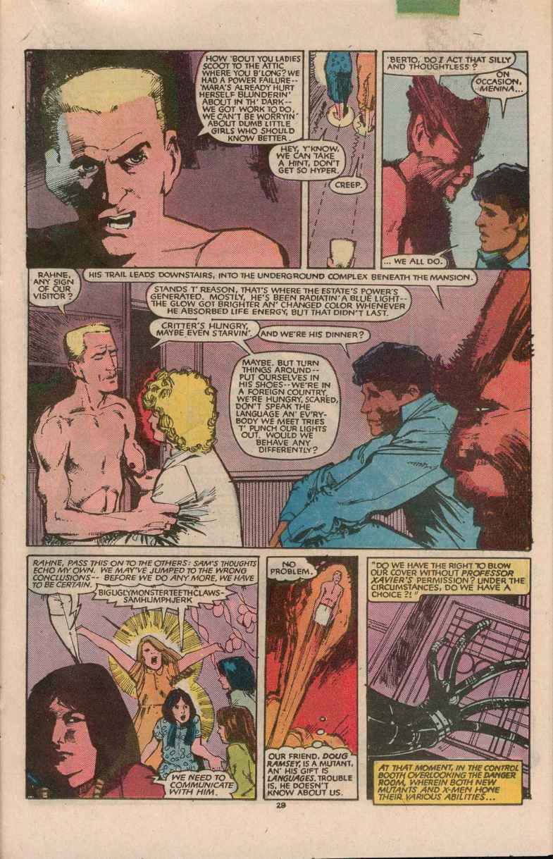 The New Mutants Issue #21 #28 - English 29