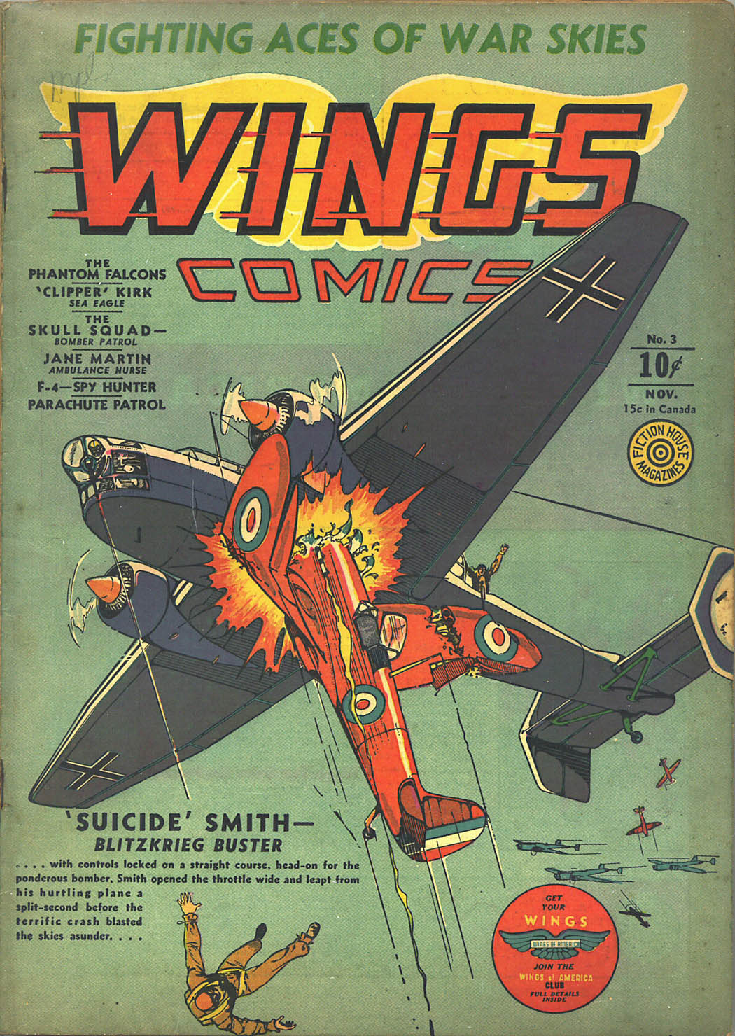 Read online Wings Comics comic -  Issue #3 - 1