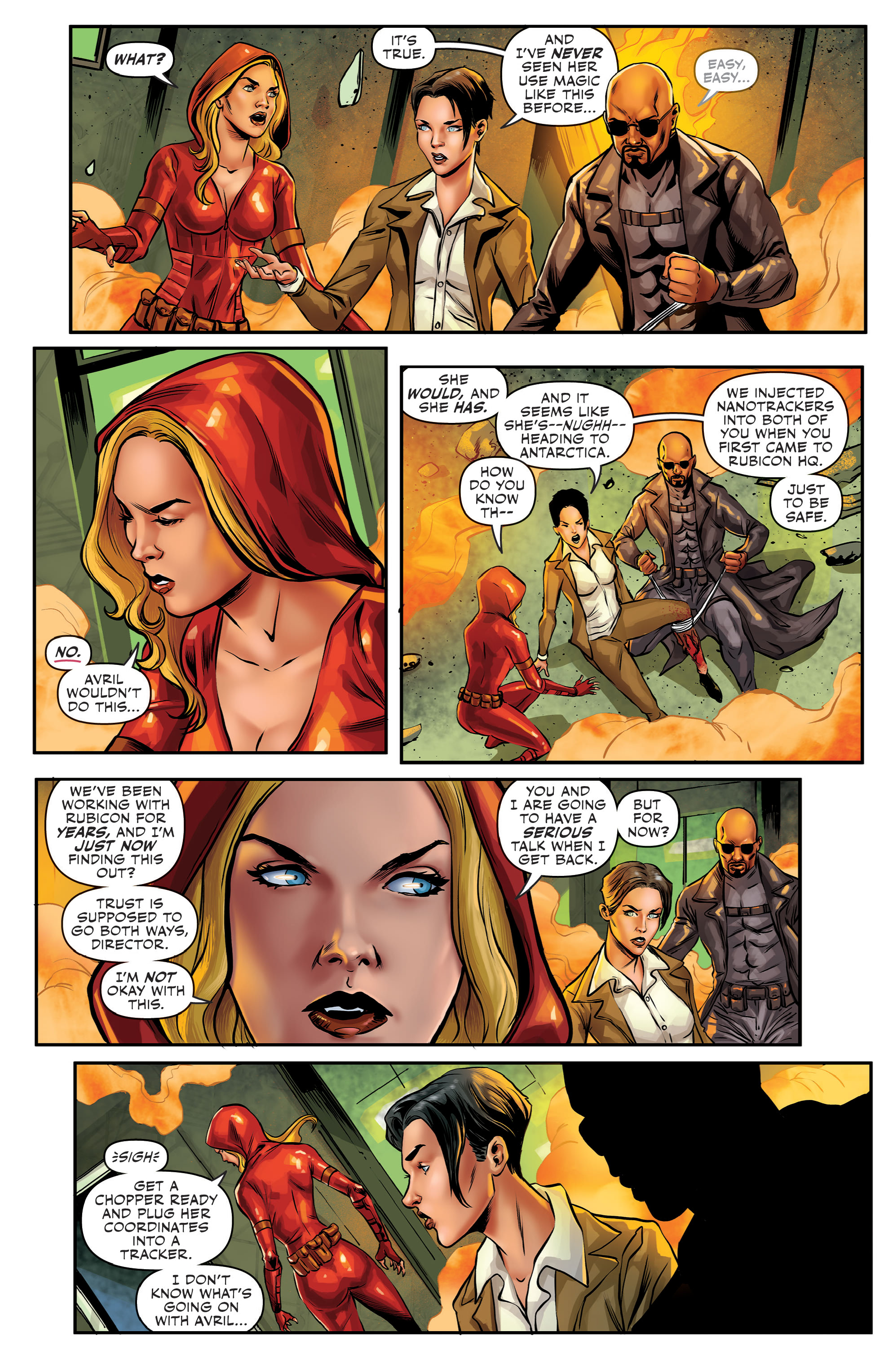 Read online Grimm Spotlight: Red Agent - Friendly Fire comic -  Issue # Full - 21