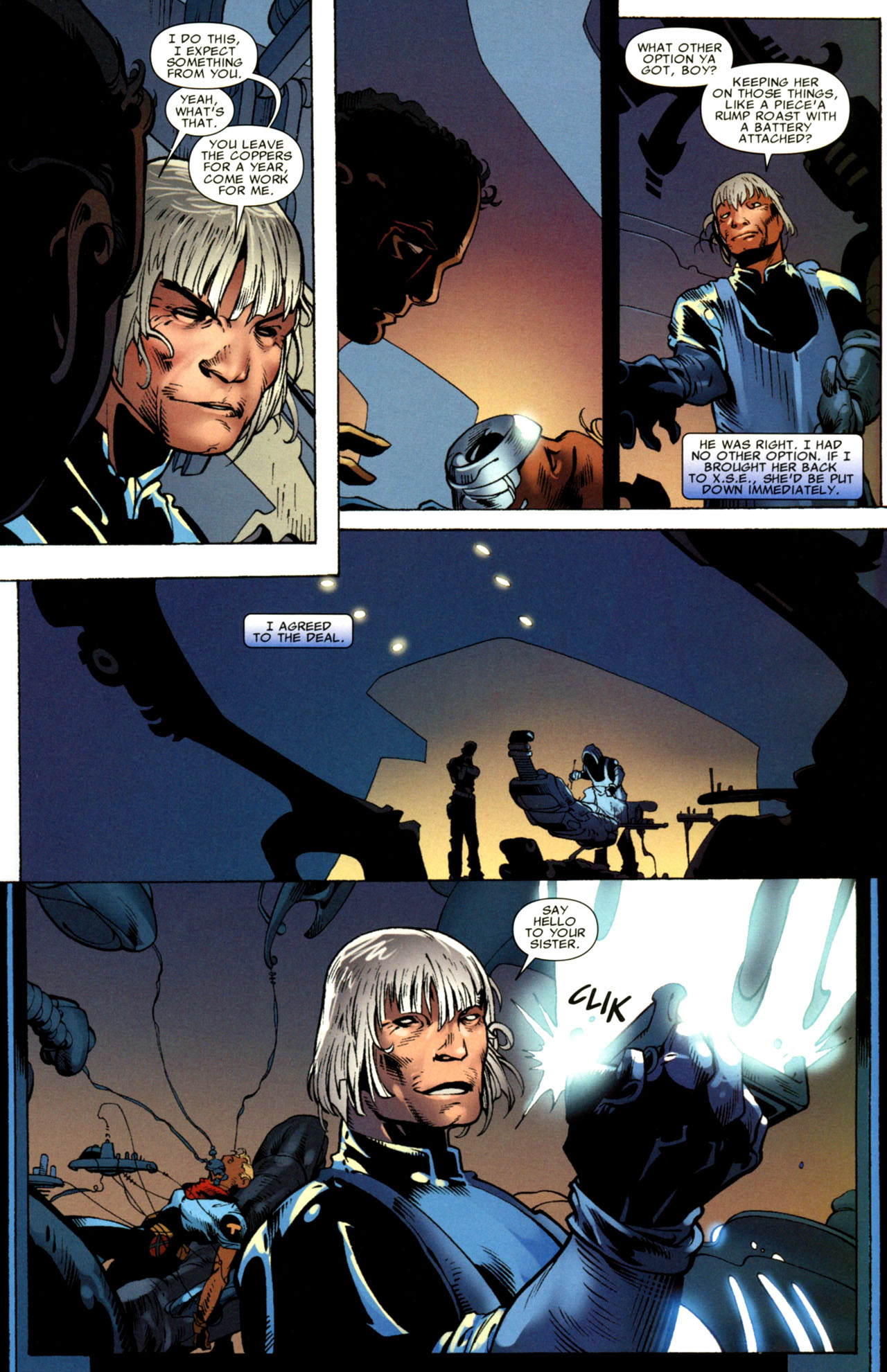 Read online X-Men: The Times and Life of Lucas Bishop comic -  Issue #2 - 23