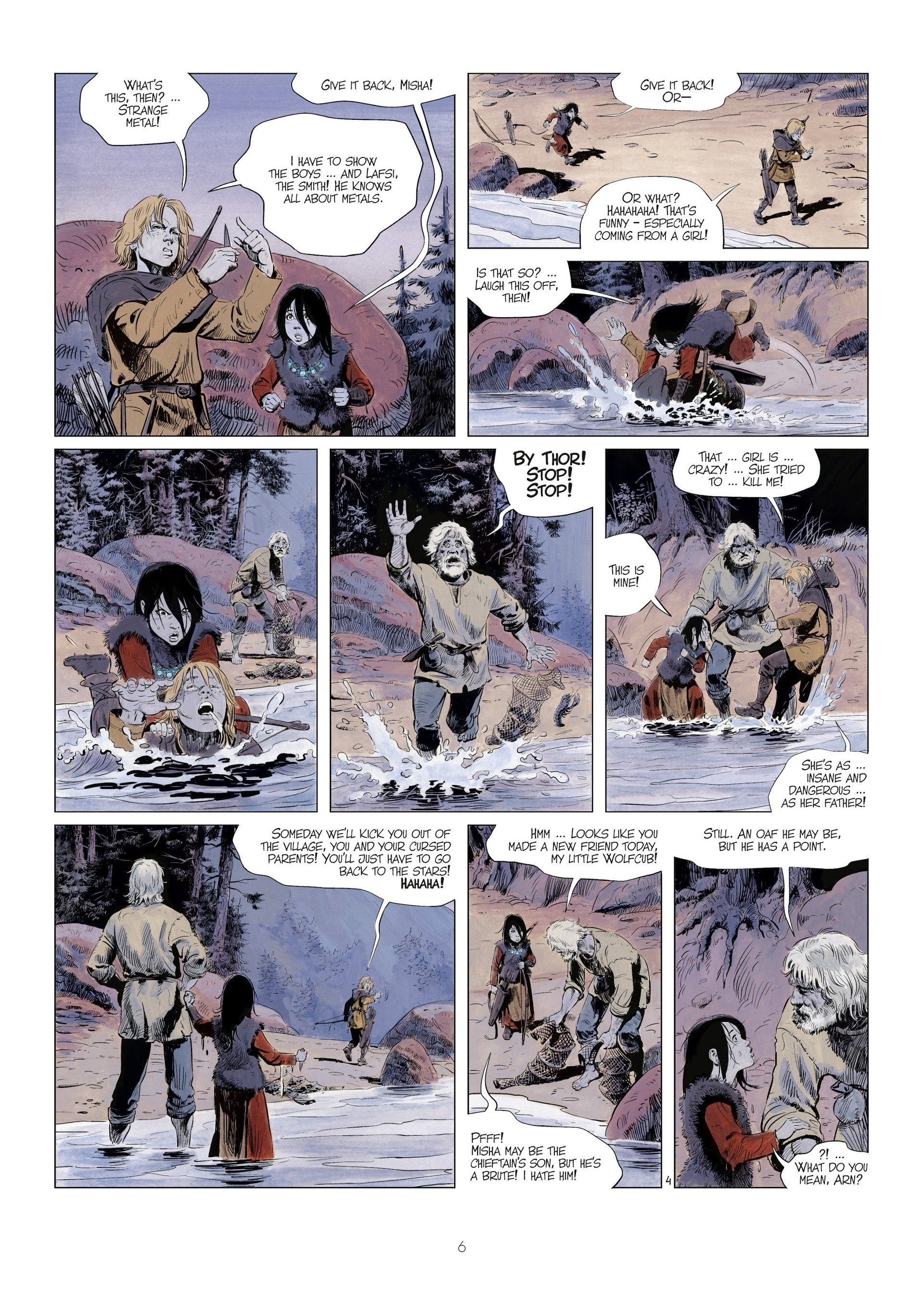 Read online The World of Thorgal: Wolfcub comic -  Issue #1 - 8