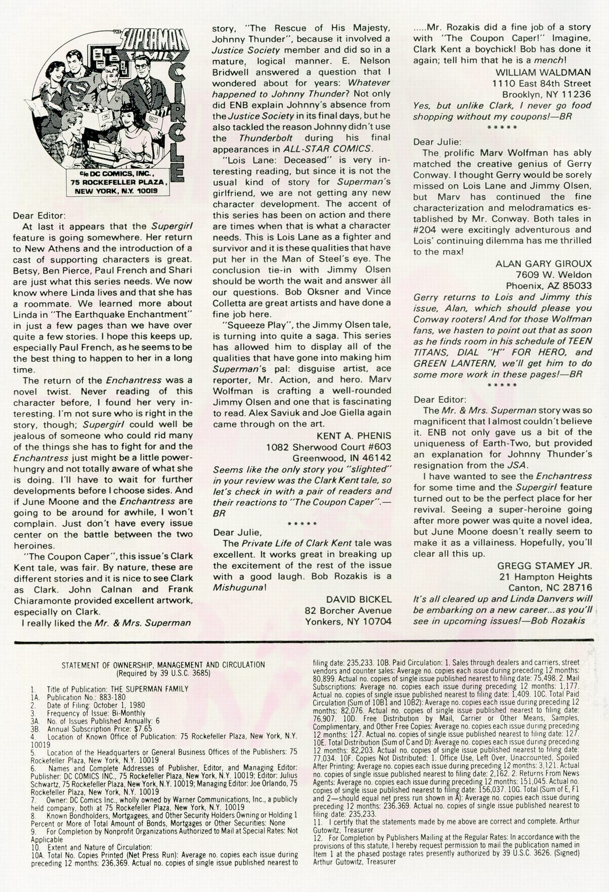 Read online The Superman Family comic -  Issue #207 - 2