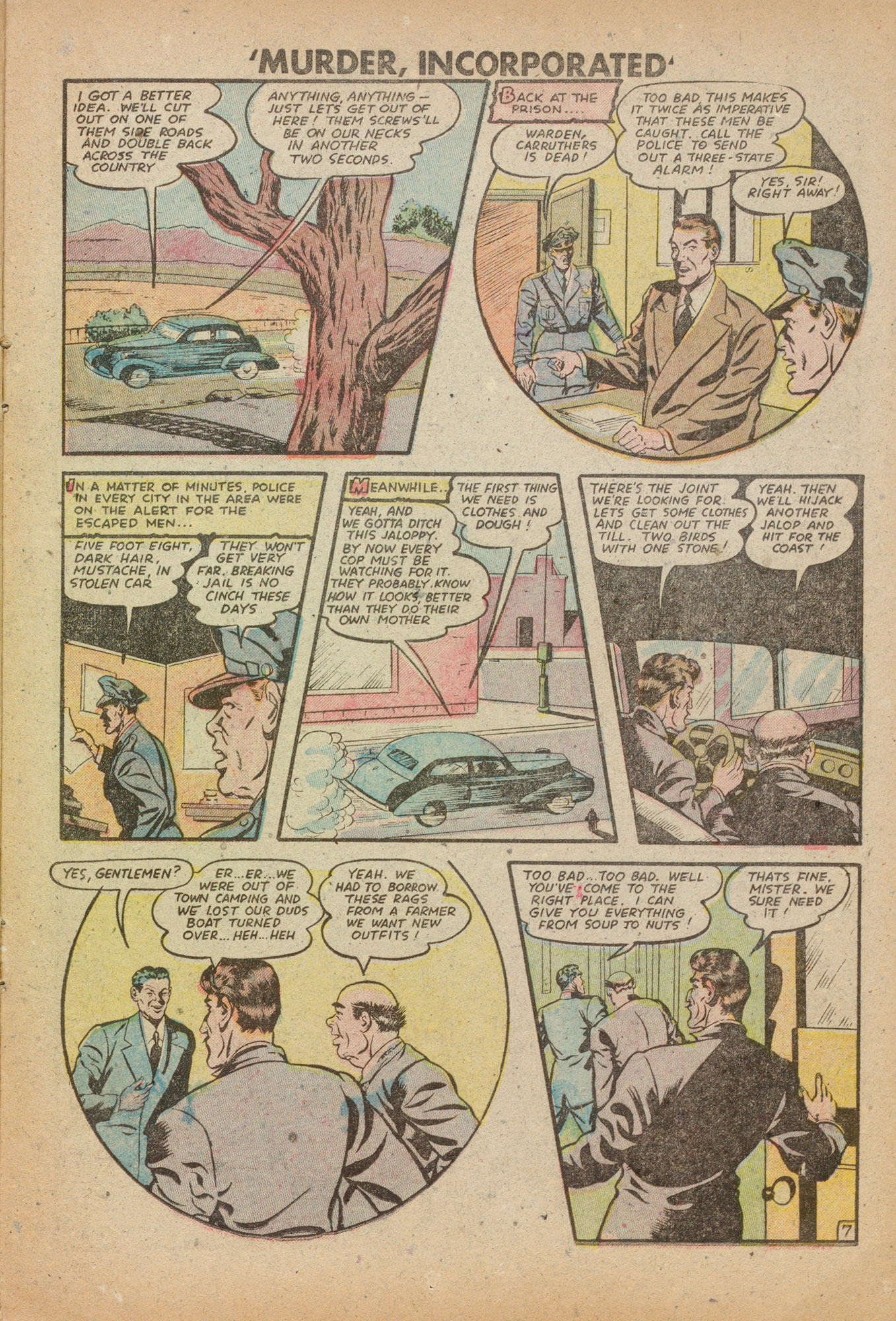 Read online Murder Incorporated (1948) comic -  Issue #9 - 15