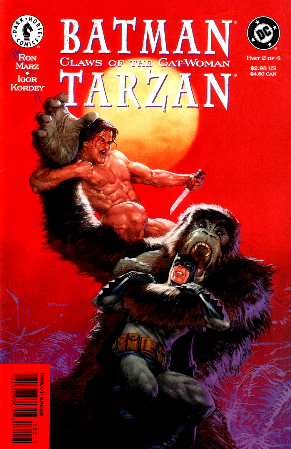 Read online Batman/Tarzan: Claws of the Cat-Woman comic -  Issue #2 - 1
