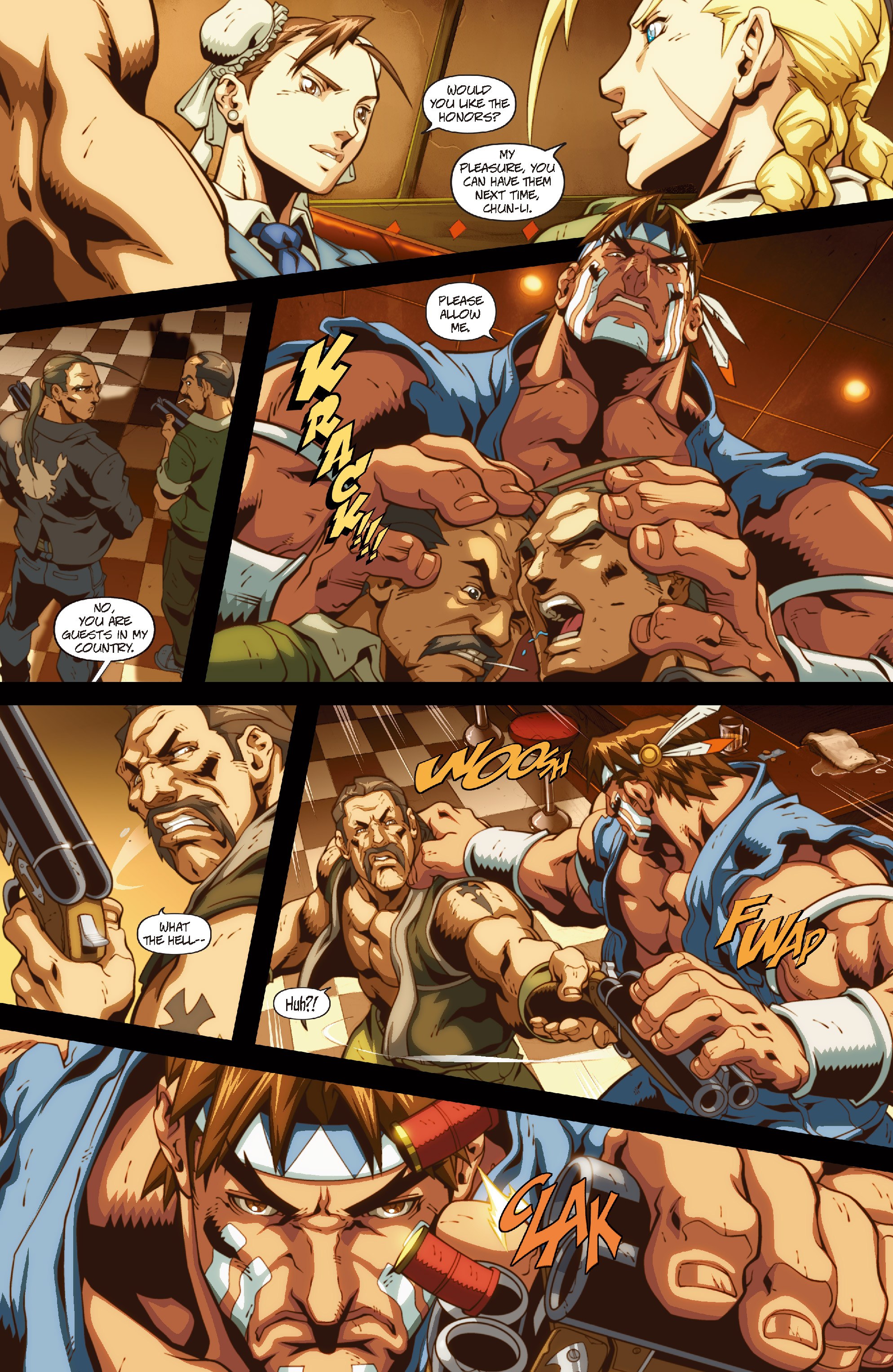 Read online Street Fighter II comic -  Issue #3 - 10