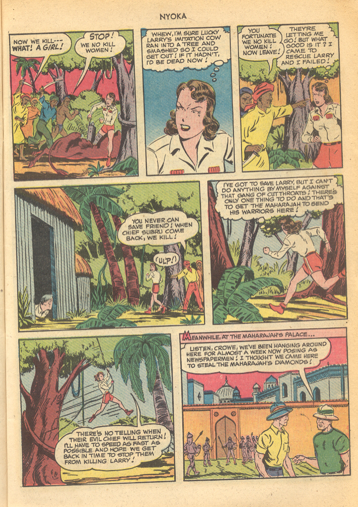 Read online Nyoka the Jungle Girl (1945) comic -  Issue #49 - 11